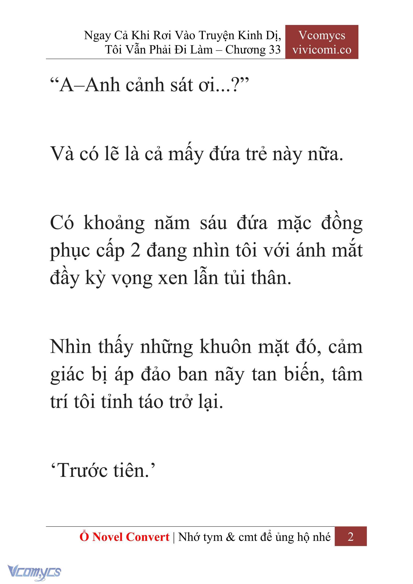 [Novel] Ngay Cả Khi Rơi Vào Truyện Kinh Dị, Tôi Vẫn Phải Đi Làm Chapter 33 - Trang 5