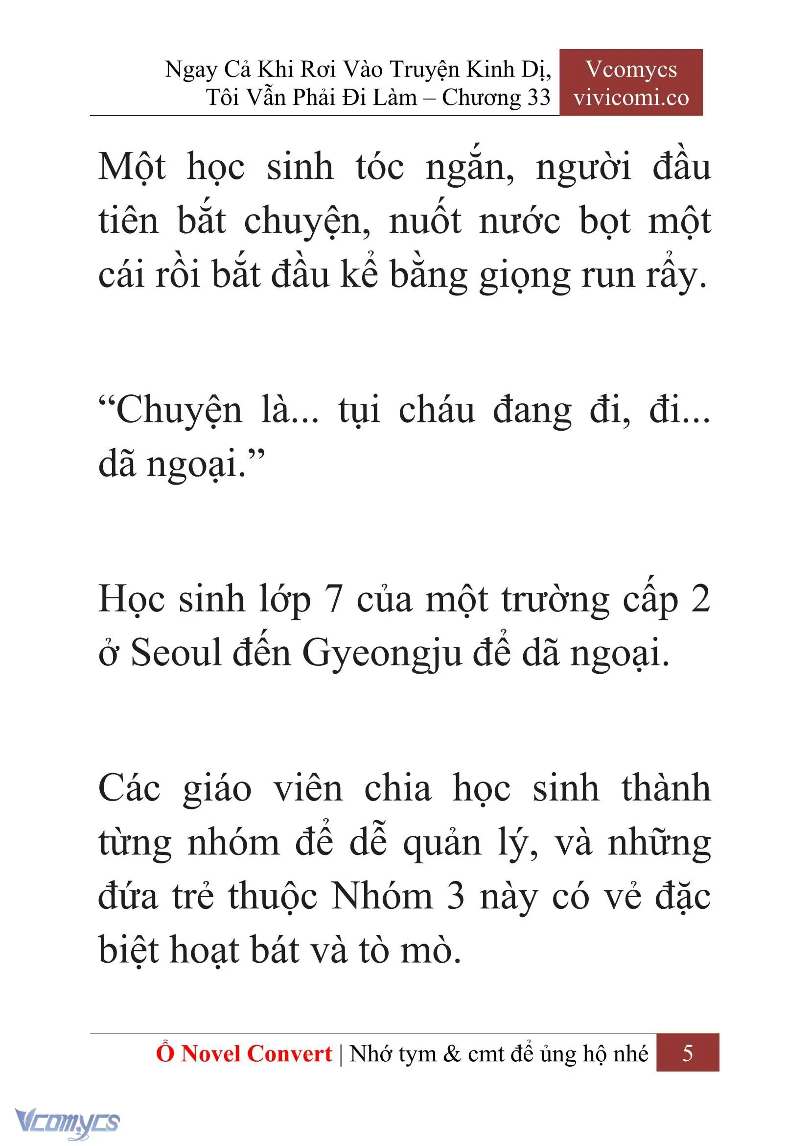 [Novel] Ngay Cả Khi Rơi Vào Truyện Kinh Dị, Tôi Vẫn Phải Đi Làm Chapter 33 - Trang 8