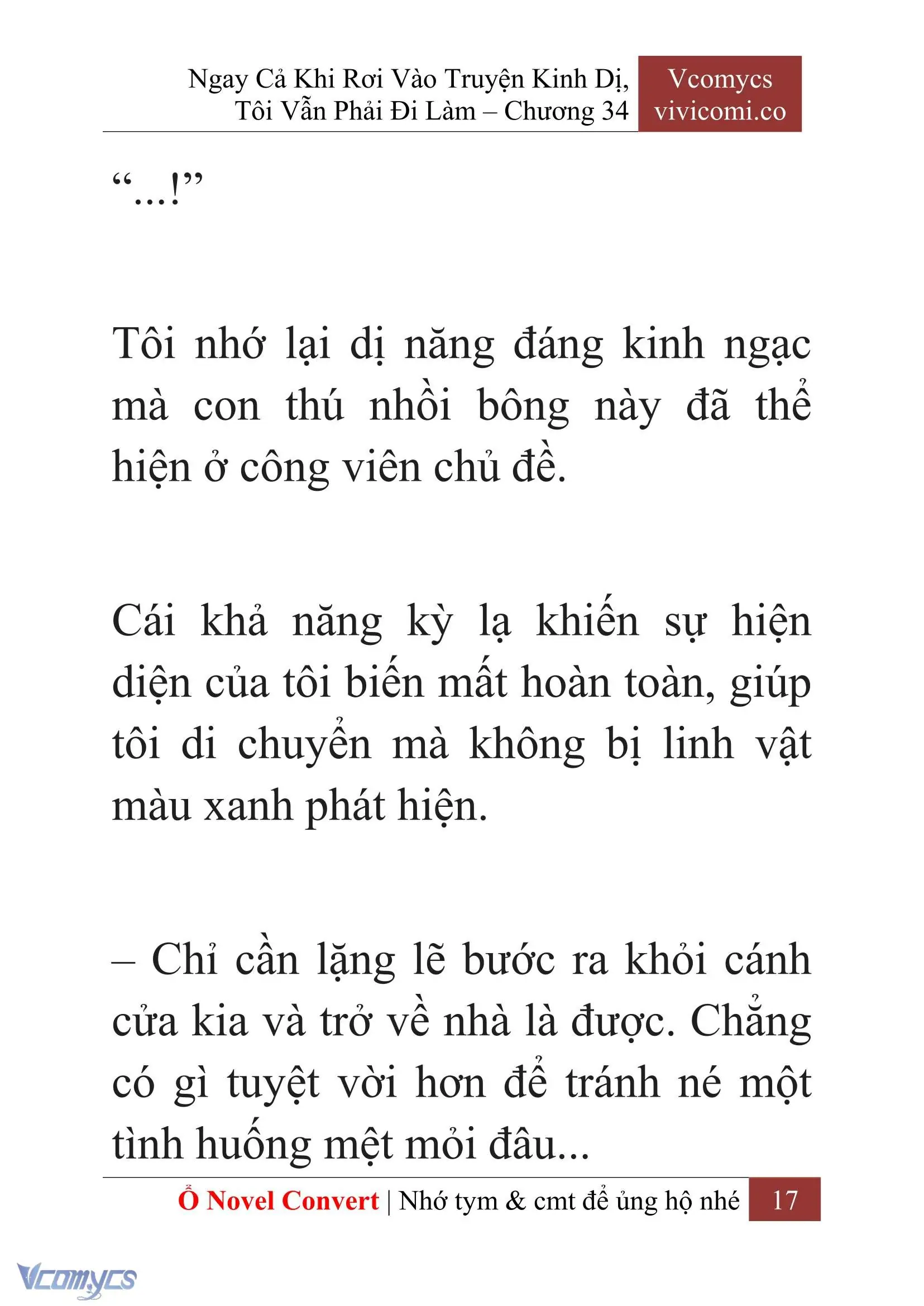 [Novel] Ngay Cả Khi Rơi Vào Truyện Kinh Dị, Tôi Vẫn Phải Đi Làm Chapter 34 - Trang 20