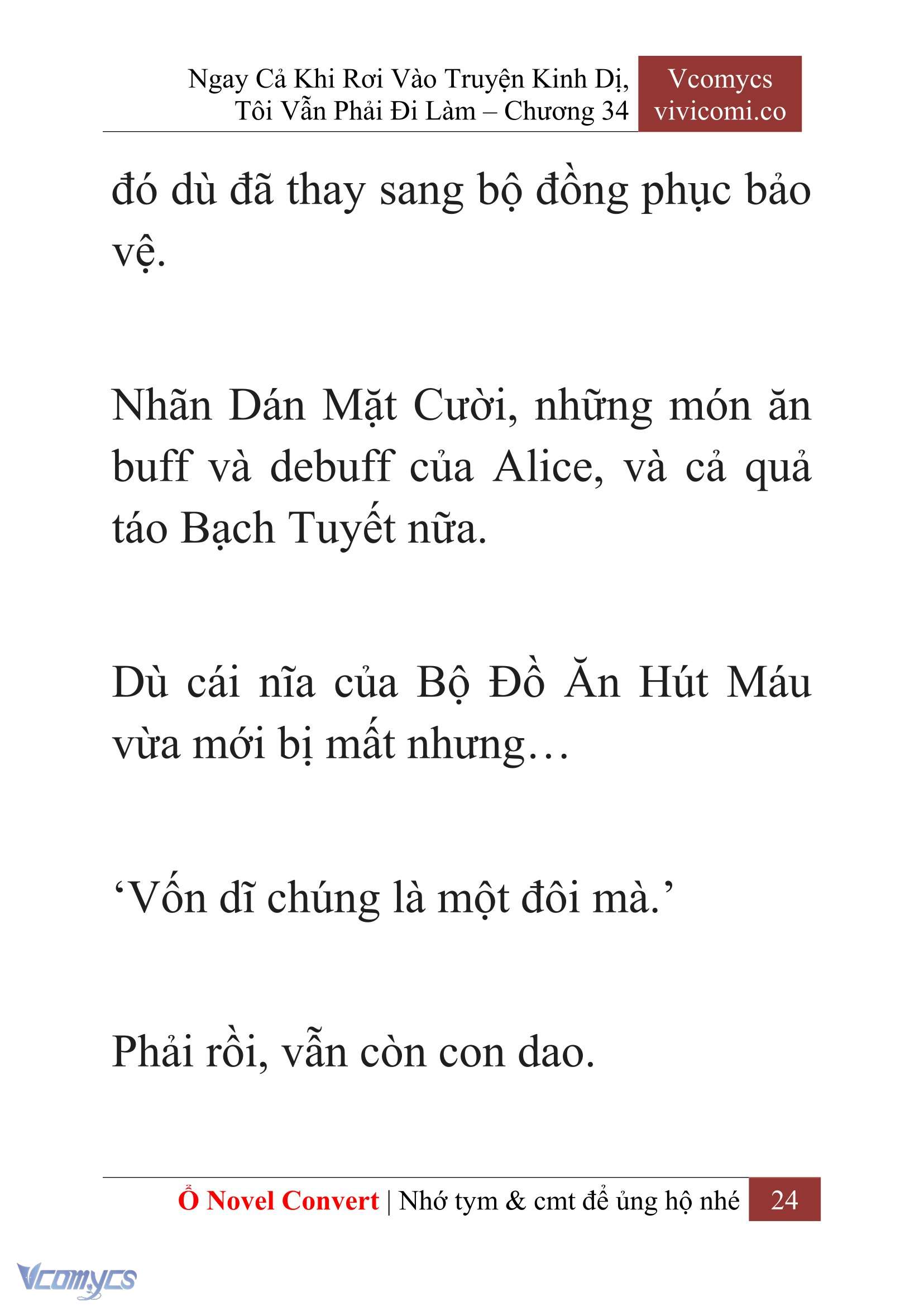 [Novel] Ngay Cả Khi Rơi Vào Truyện Kinh Dị, Tôi Vẫn Phải Đi Làm Chapter 34 - Trang 27