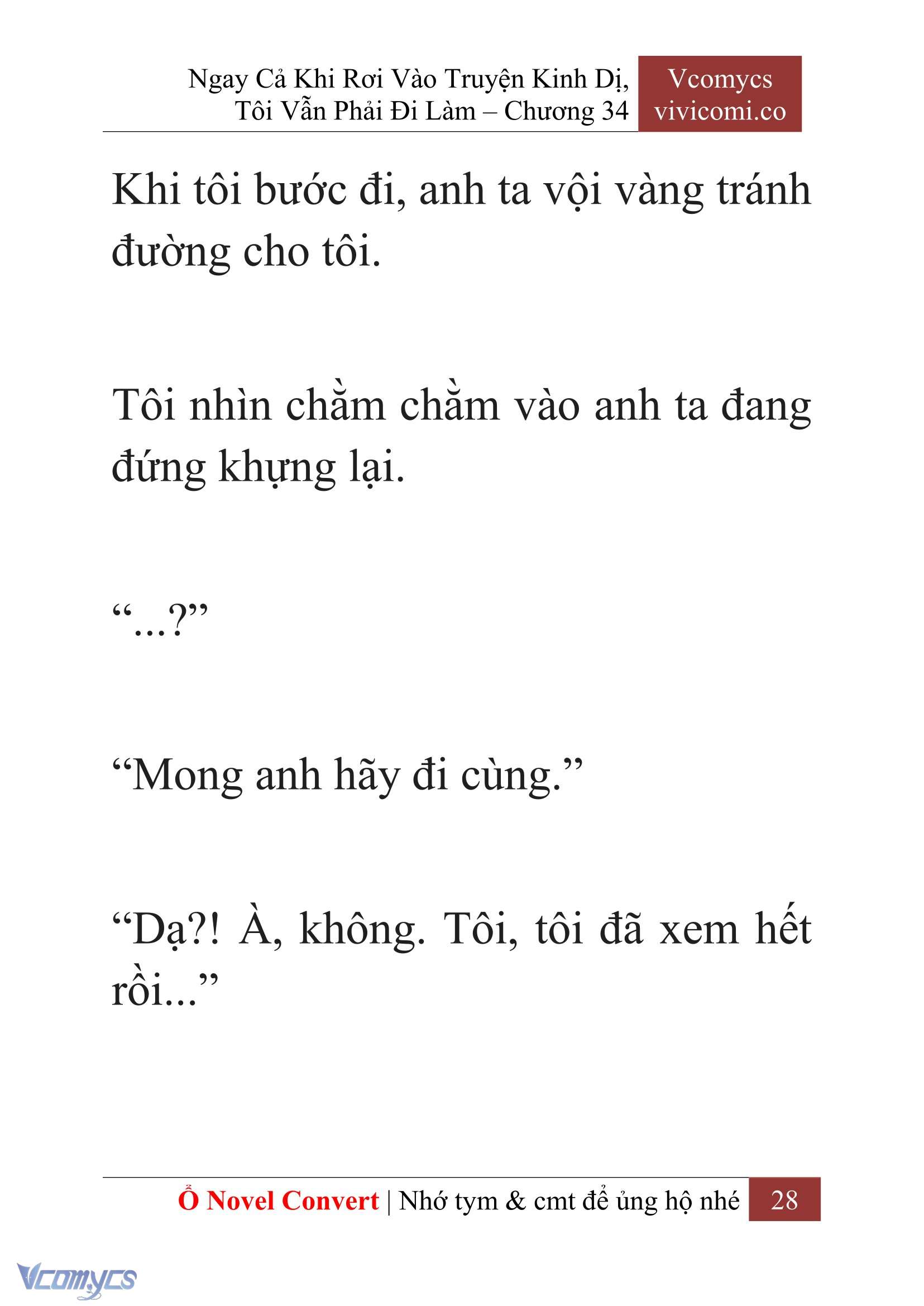 [Novel] Ngay Cả Khi Rơi Vào Truyện Kinh Dị, Tôi Vẫn Phải Đi Làm Chapter 34 - Trang 31