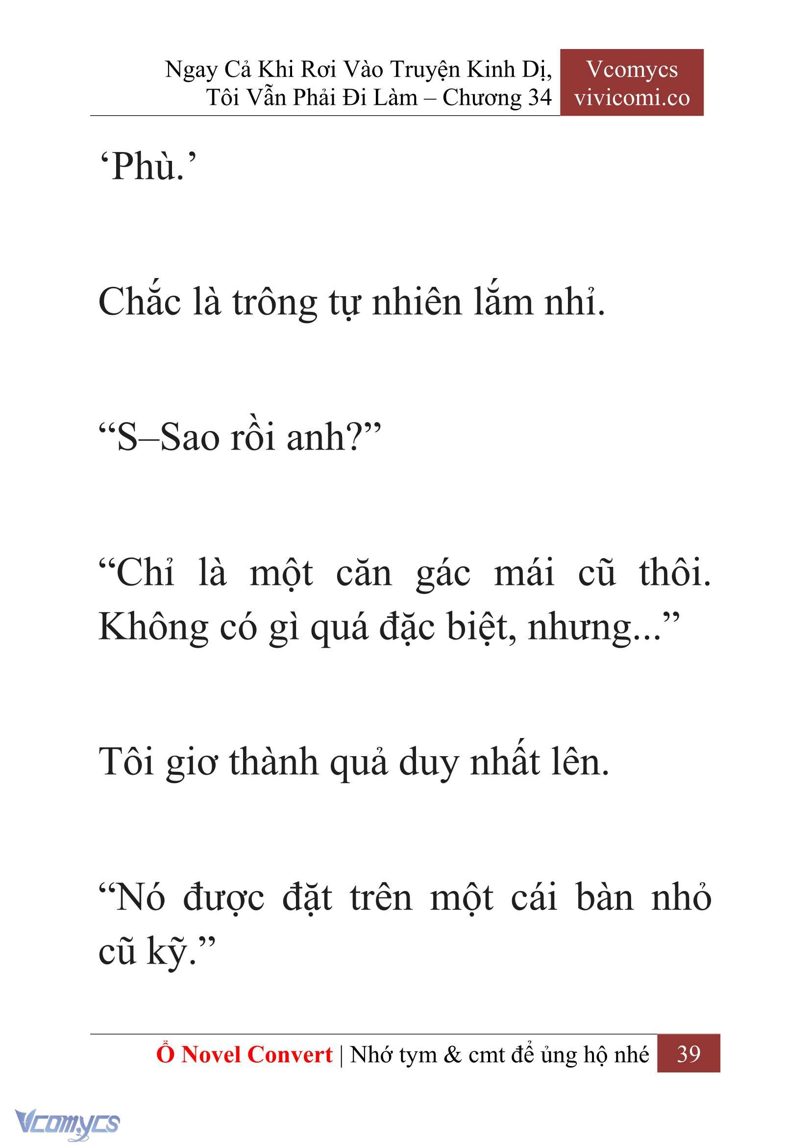 [Novel] Ngay Cả Khi Rơi Vào Truyện Kinh Dị, Tôi Vẫn Phải Đi Làm Chapter 34 - Trang 42