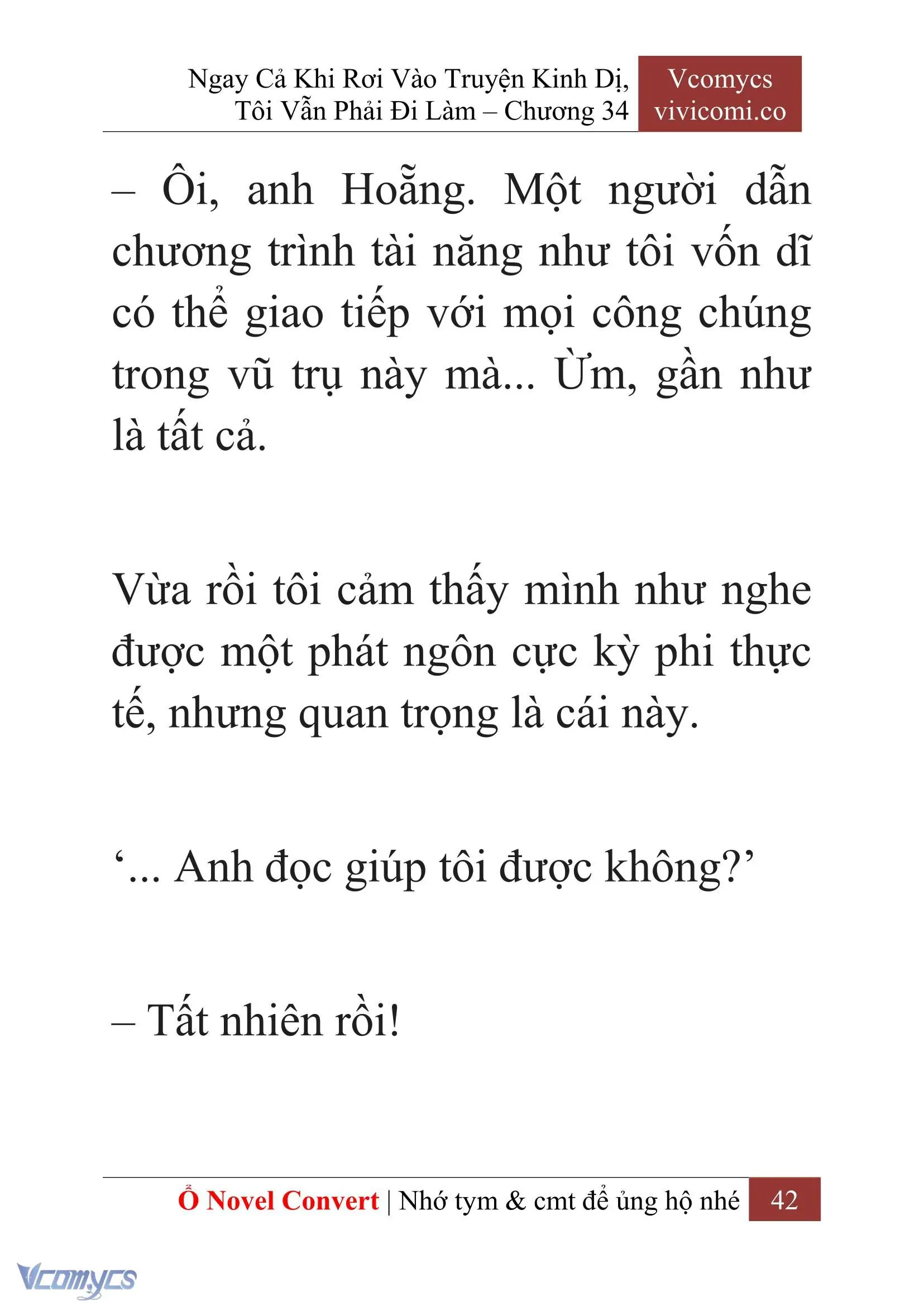 [Novel] Ngay Cả Khi Rơi Vào Truyện Kinh Dị, Tôi Vẫn Phải Đi Làm Chapter 34 - Trang 45