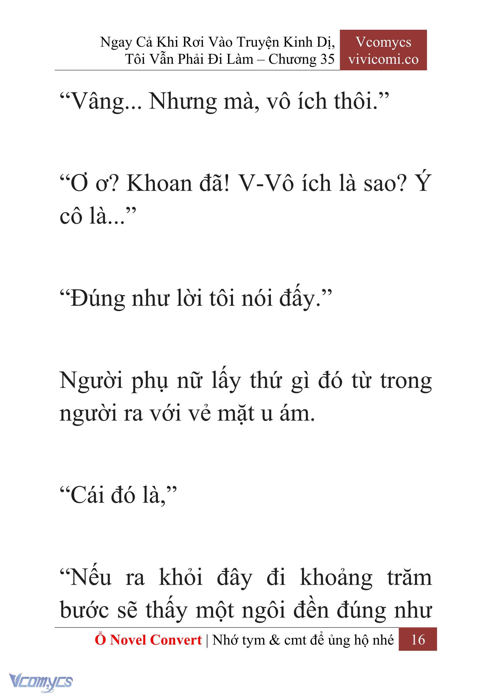 [Novel] Ngay Cả Khi Rơi Vào Truyện Kinh Dị, Tôi Vẫn Phải Đi Làm Chapter 35 - Trang 19