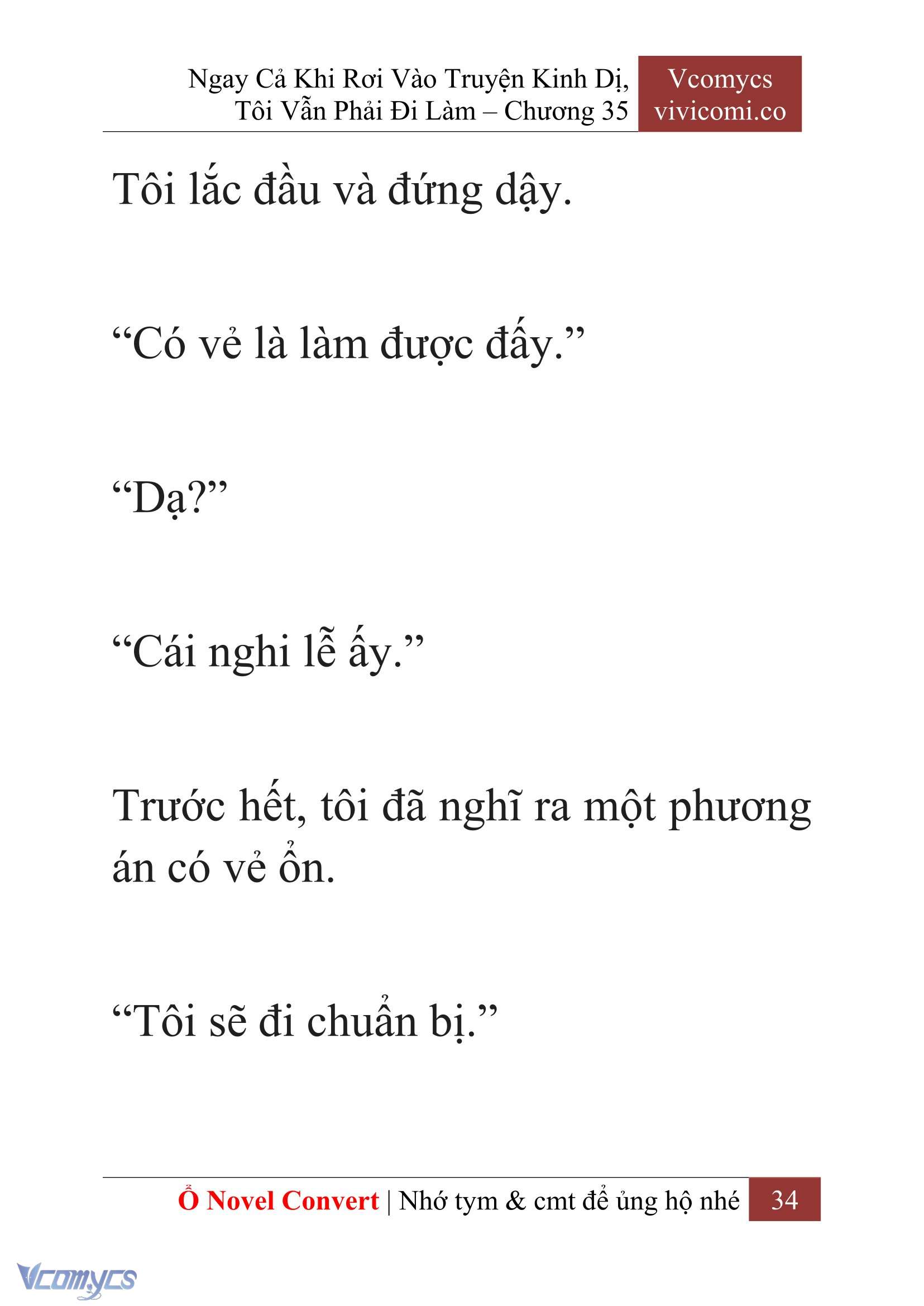 [Novel] Ngay Cả Khi Rơi Vào Truyện Kinh Dị, Tôi Vẫn Phải Đi Làm Chapter 35 - Trang 37