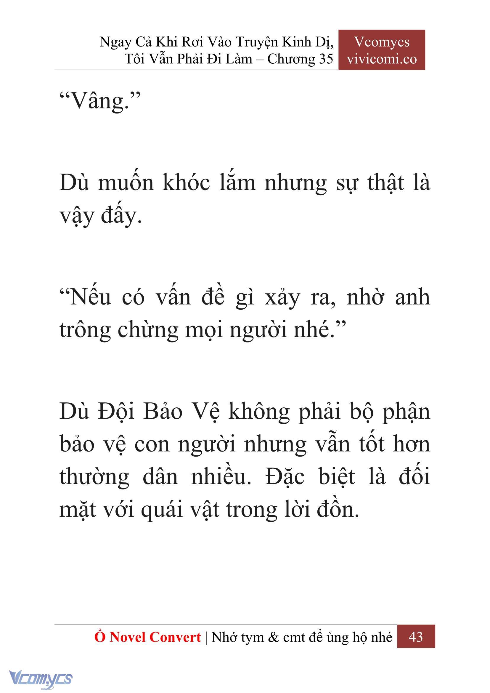 [Novel] Ngay Cả Khi Rơi Vào Truyện Kinh Dị, Tôi Vẫn Phải Đi Làm Chapter 35 - Trang 46
