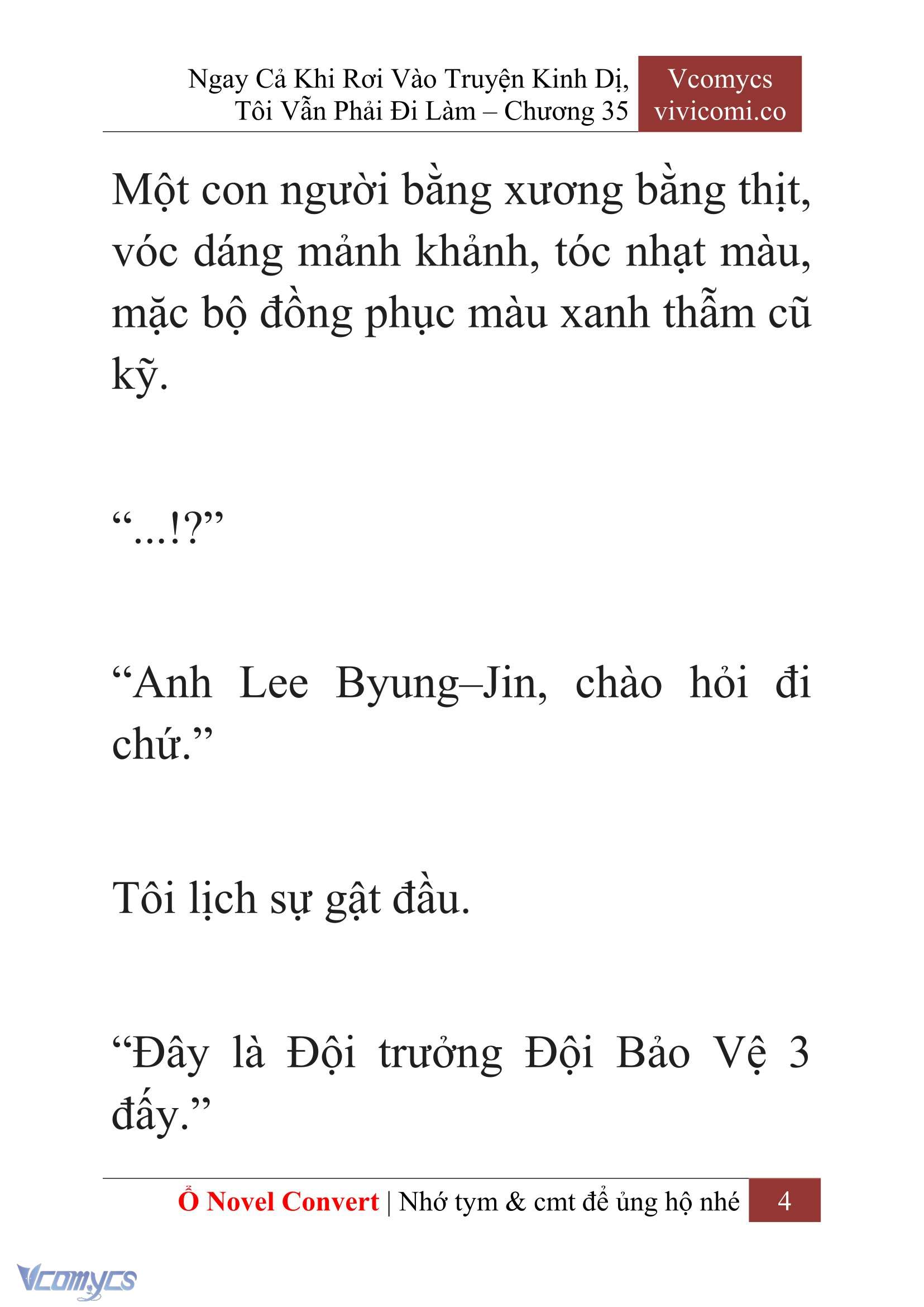 [Novel] Ngay Cả Khi Rơi Vào Truyện Kinh Dị, Tôi Vẫn Phải Đi Làm Chapter 35 - Trang 7