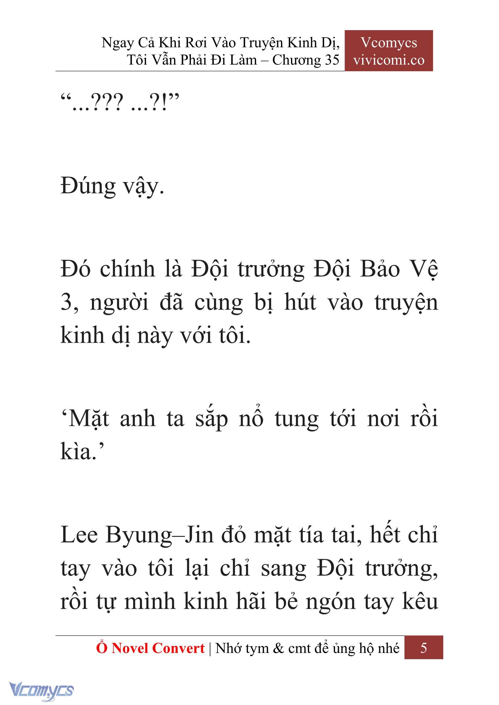 [Novel] Ngay Cả Khi Rơi Vào Truyện Kinh Dị, Tôi Vẫn Phải Đi Làm Chapter 35 - Trang 8