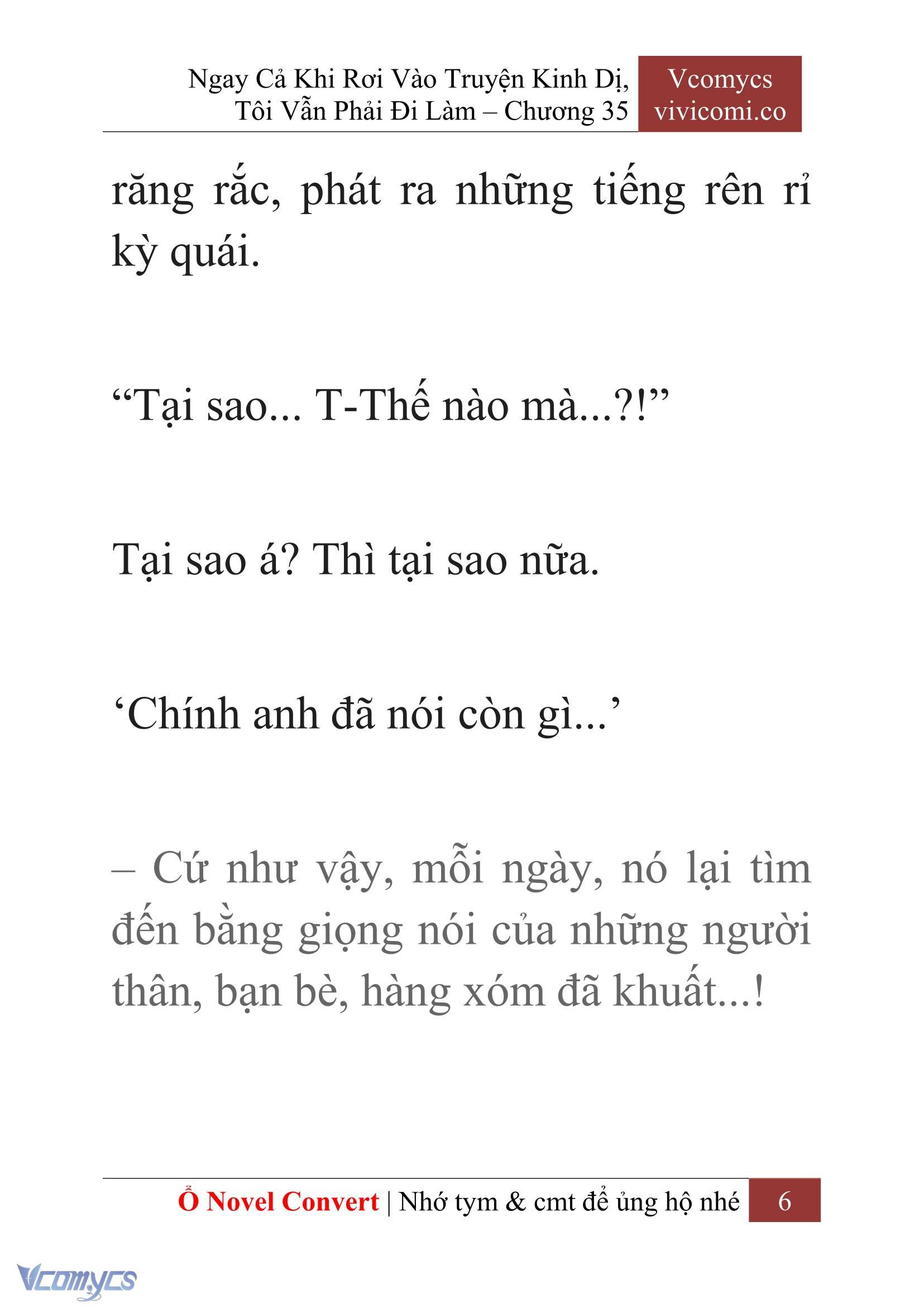 [Novel] Ngay Cả Khi Rơi Vào Truyện Kinh Dị, Tôi Vẫn Phải Đi Làm Chapter 35 - Trang 9