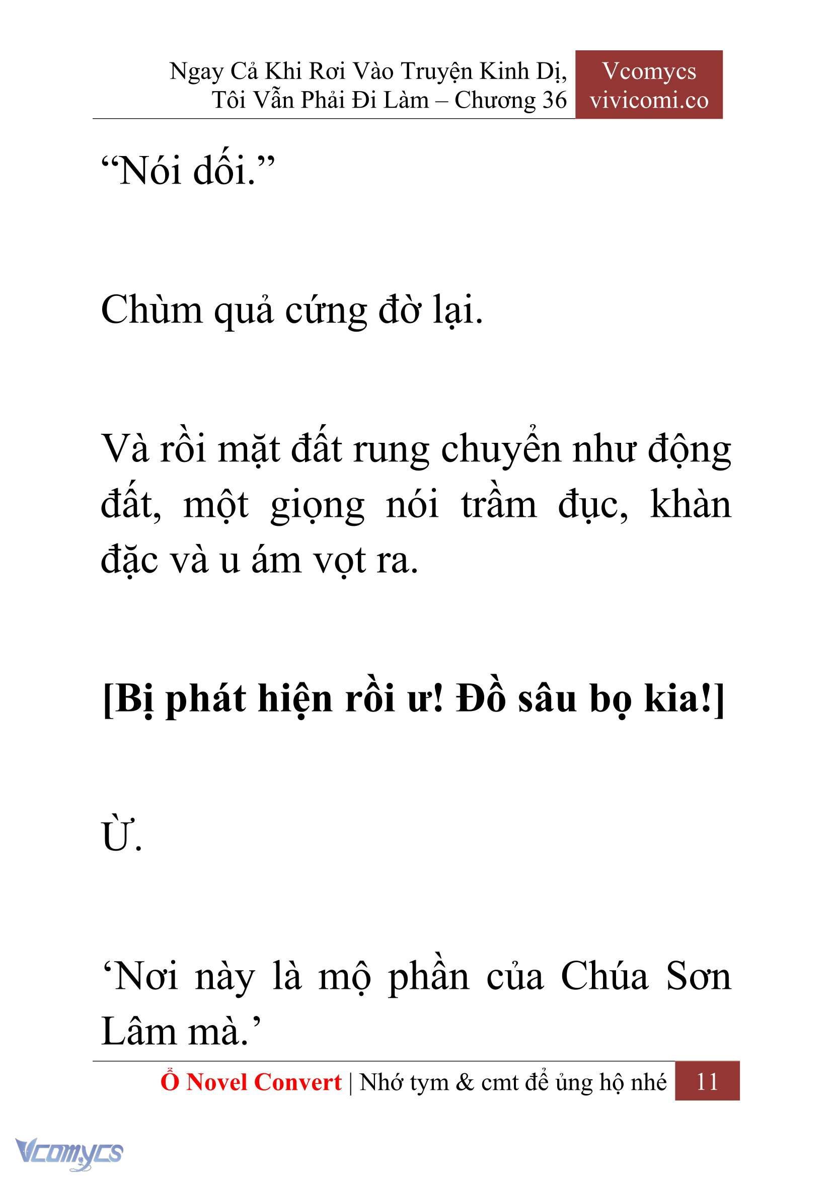 [Novel] Ngay Cả Khi Rơi Vào Truyện Kinh Dị, Tôi Vẫn Phải Đi Làm Chapter 36 - Trang 14