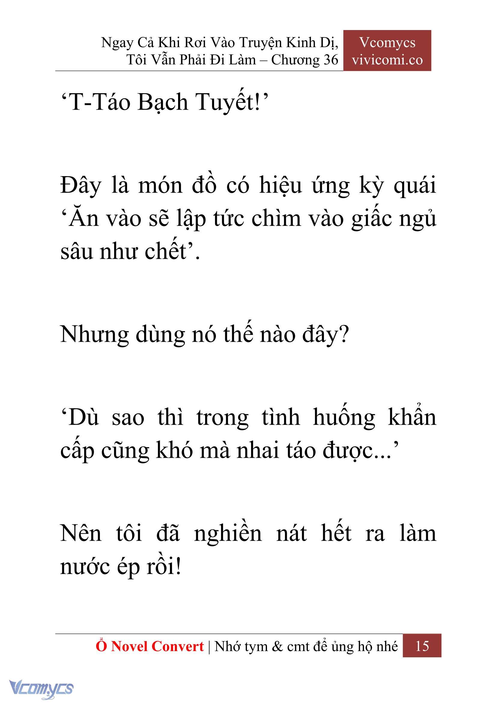 [Novel] Ngay Cả Khi Rơi Vào Truyện Kinh Dị, Tôi Vẫn Phải Đi Làm Chapter 36 - Trang 18