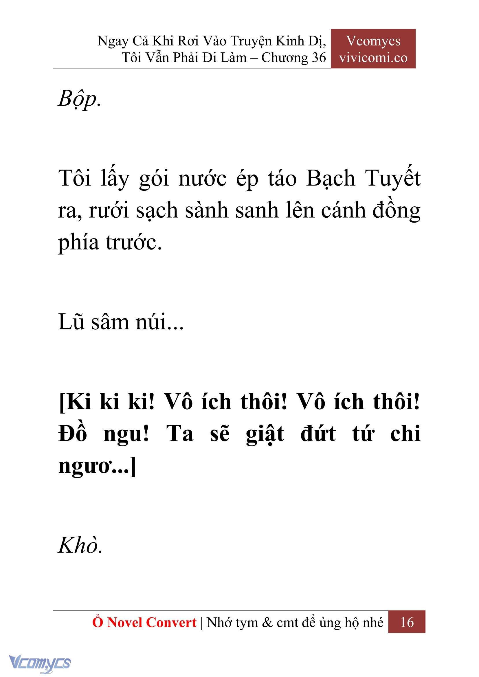 [Novel] Ngay Cả Khi Rơi Vào Truyện Kinh Dị, Tôi Vẫn Phải Đi Làm Chapter 36 - Trang 19
