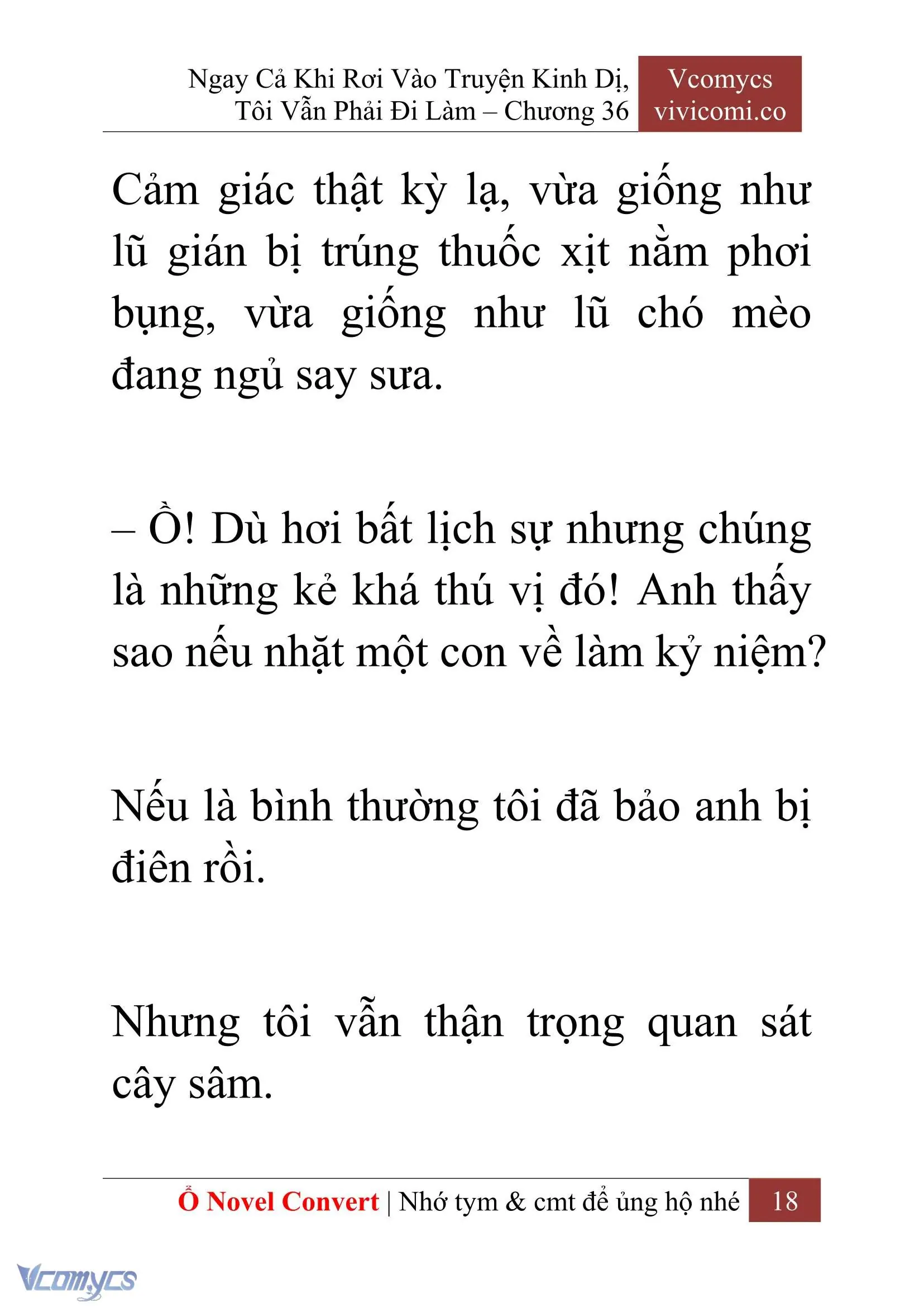 [Novel] Ngay Cả Khi Rơi Vào Truyện Kinh Dị, Tôi Vẫn Phải Đi Làm Chapter 36 - Trang 21