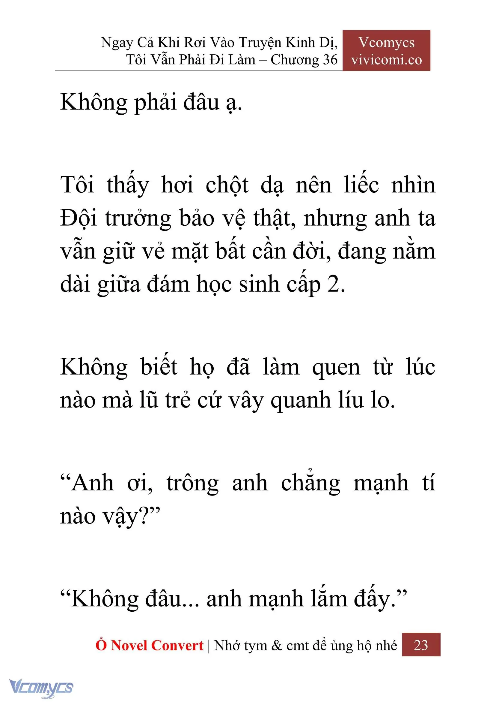 [Novel] Ngay Cả Khi Rơi Vào Truyện Kinh Dị, Tôi Vẫn Phải Đi Làm Chapter 36 - Trang 26