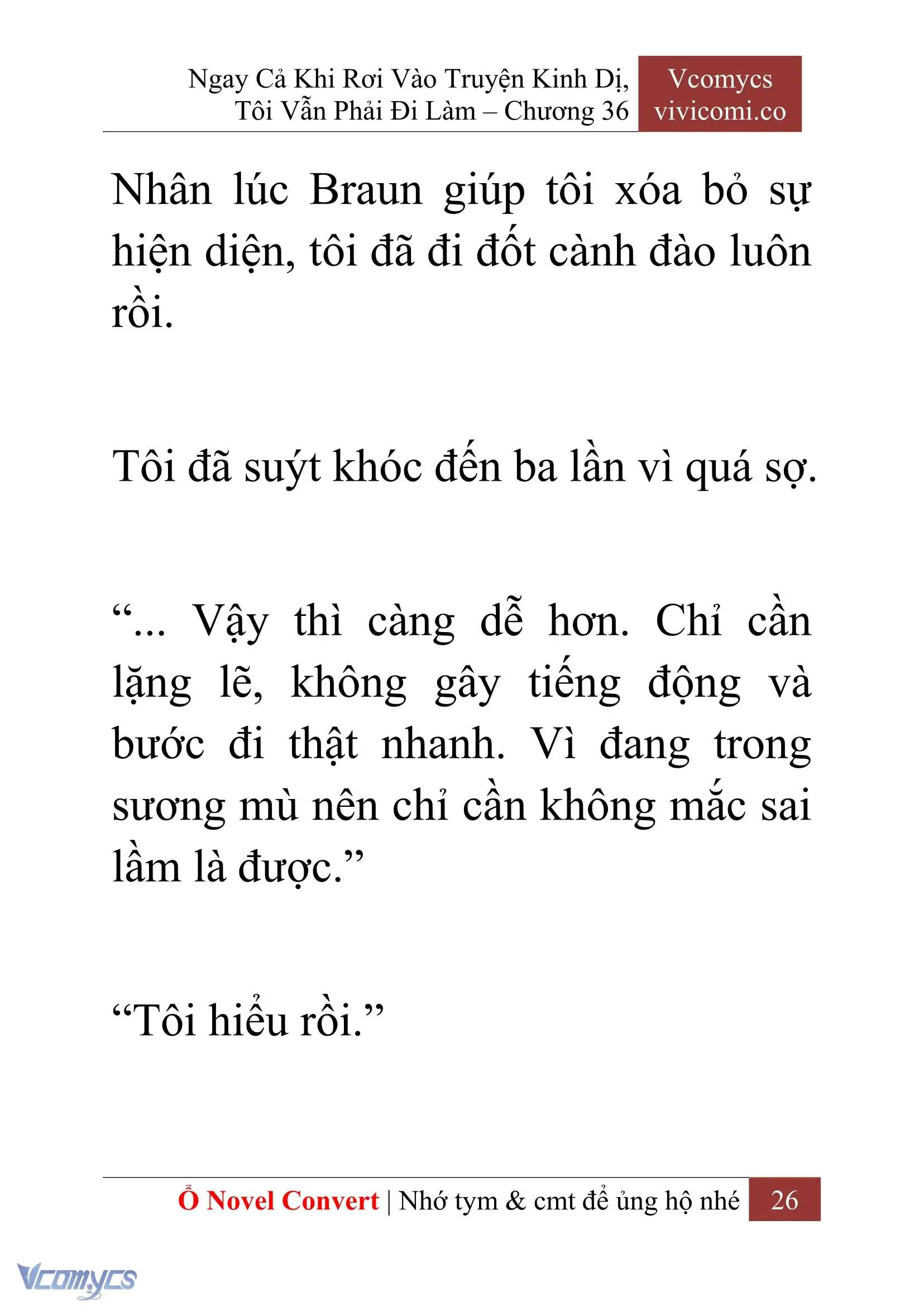[Novel] Ngay Cả Khi Rơi Vào Truyện Kinh Dị, Tôi Vẫn Phải Đi Làm Chapter 36 - Trang 29