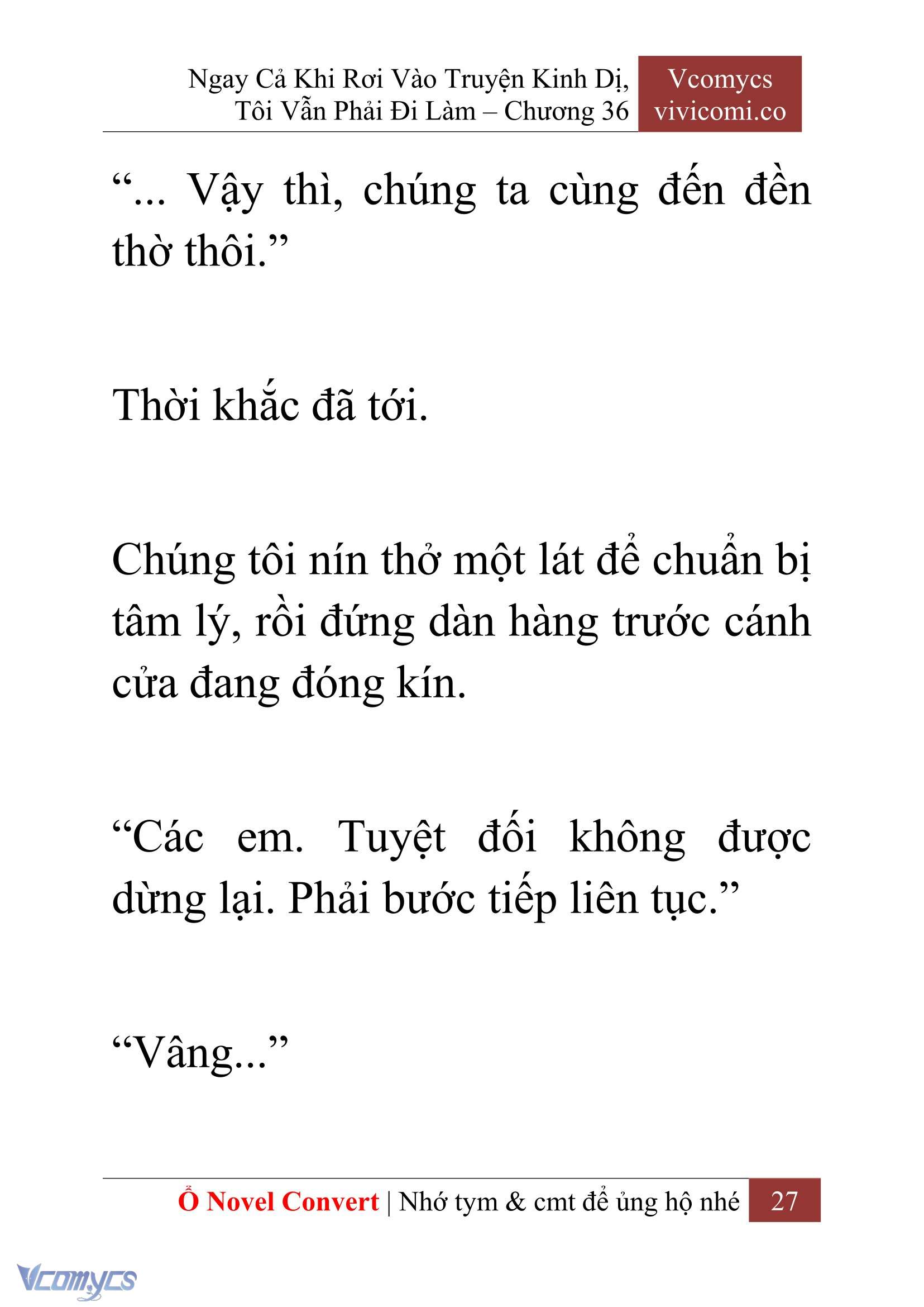 [Novel] Ngay Cả Khi Rơi Vào Truyện Kinh Dị, Tôi Vẫn Phải Đi Làm Chapter 36 - Trang 30