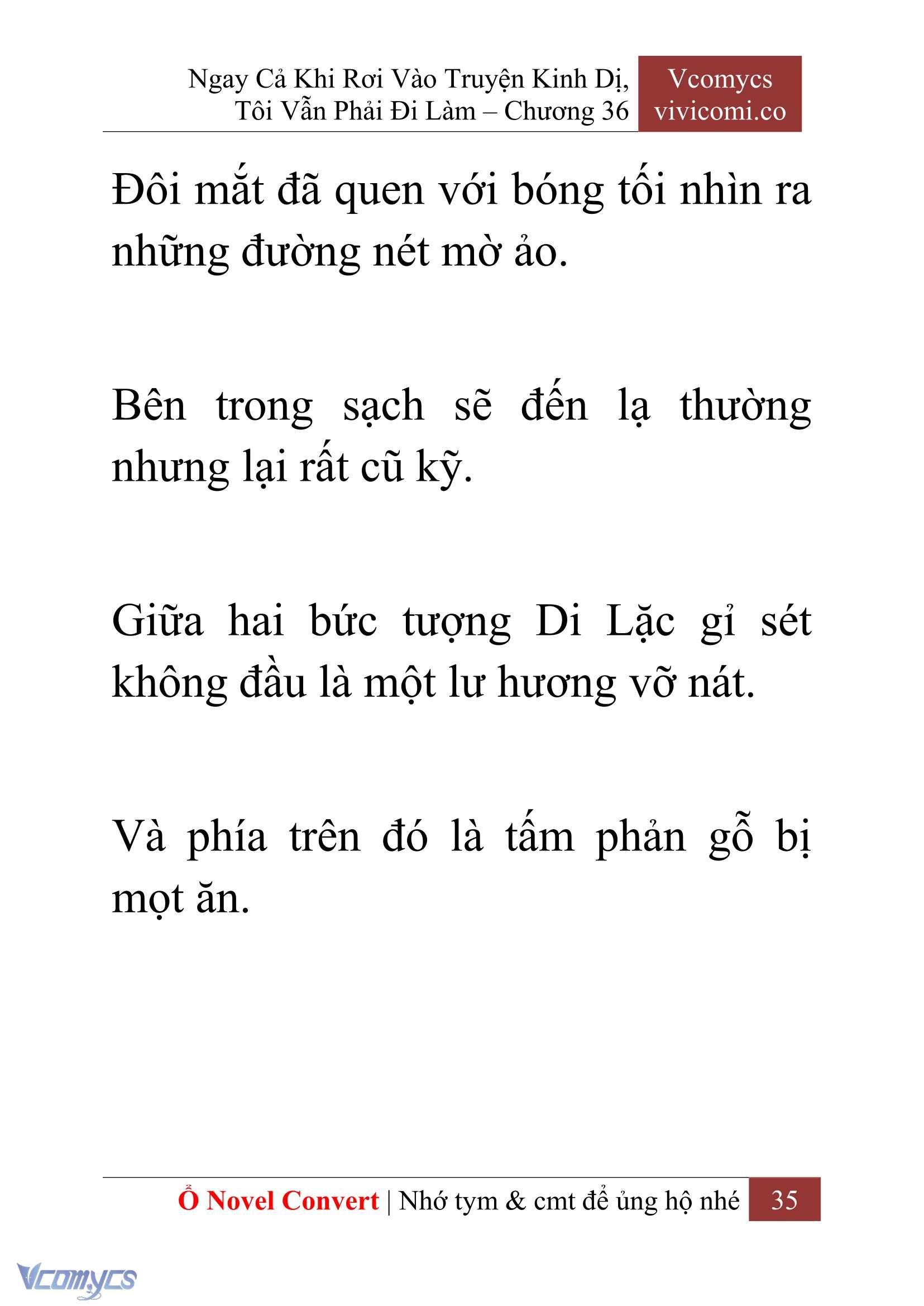 [Novel] Ngay Cả Khi Rơi Vào Truyện Kinh Dị, Tôi Vẫn Phải Đi Làm Chapter 36 - Trang 38