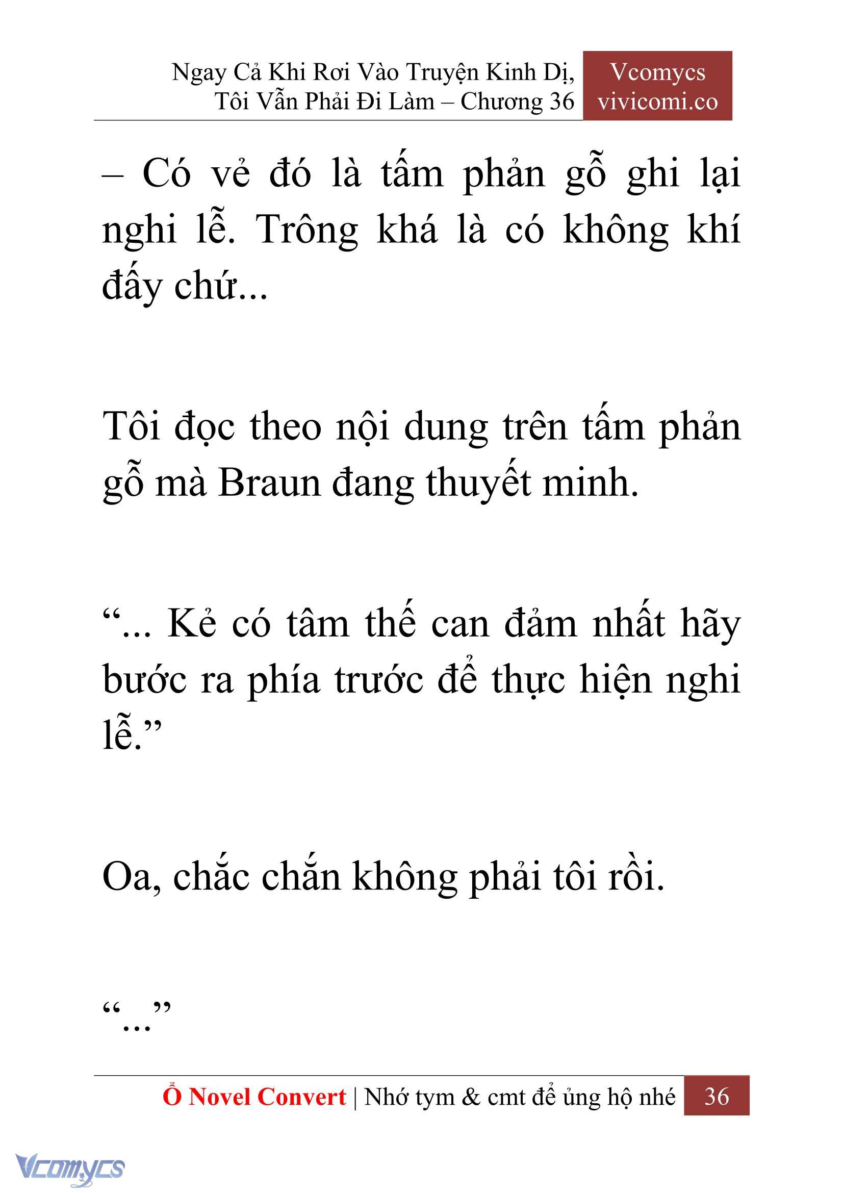 [Novel] Ngay Cả Khi Rơi Vào Truyện Kinh Dị, Tôi Vẫn Phải Đi Làm Chapter 36 - Trang 39