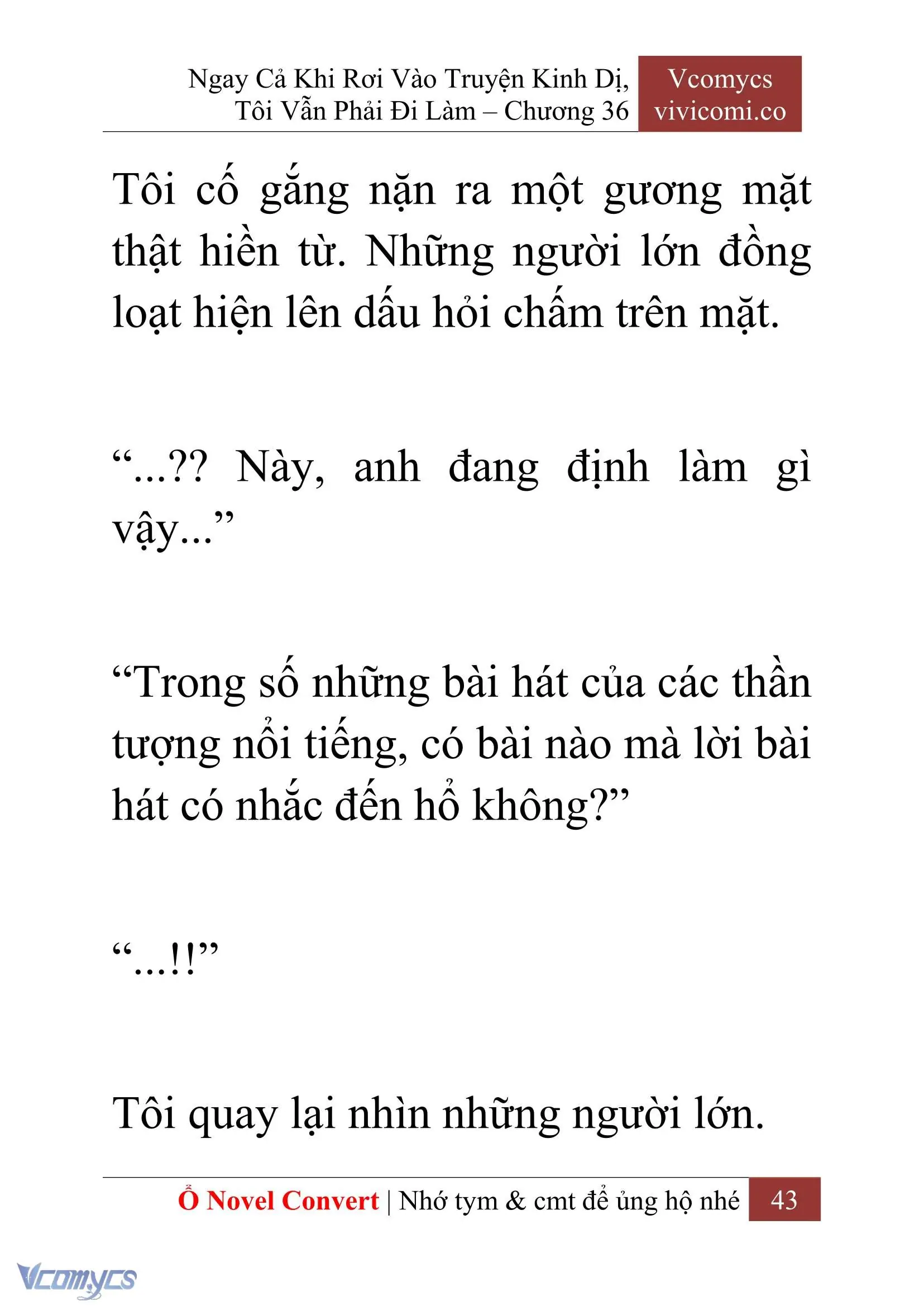 [Novel] Ngay Cả Khi Rơi Vào Truyện Kinh Dị, Tôi Vẫn Phải Đi Làm Chapter 36 - Trang 46