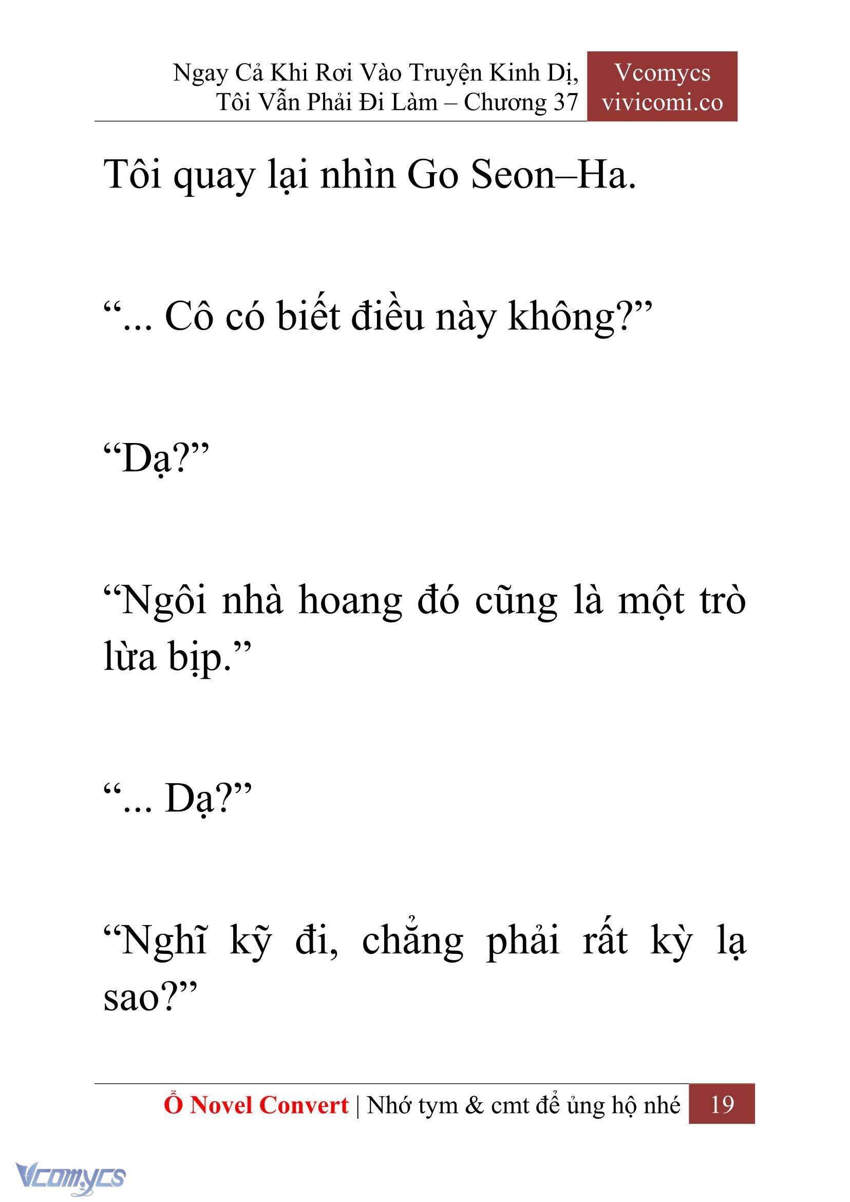 [Novel] Ngay Cả Khi Rơi Vào Truyện Kinh Dị, Tôi Vẫn Phải Đi Làm Chapter 37 - Trang 22