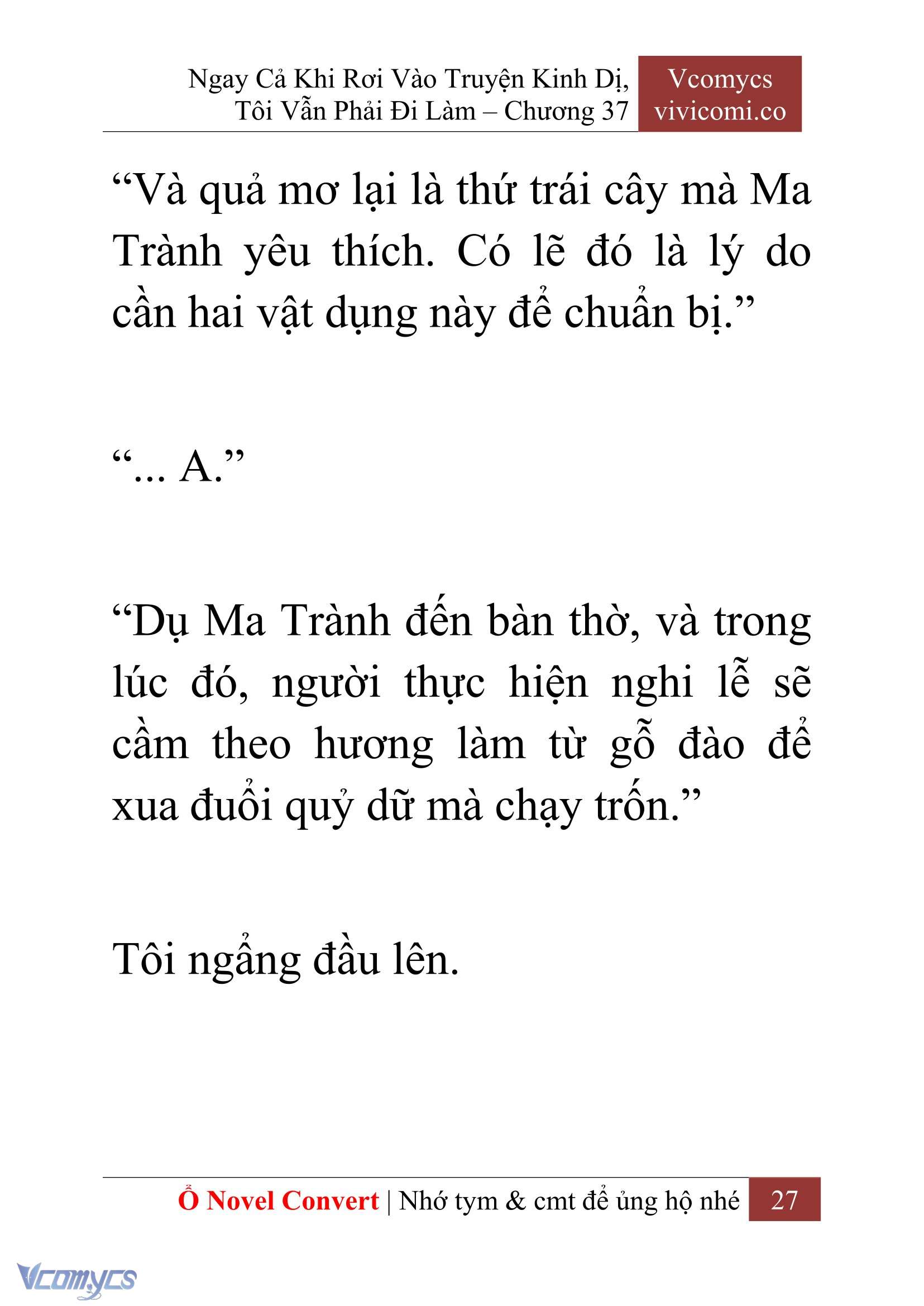 [Novel] Ngay Cả Khi Rơi Vào Truyện Kinh Dị, Tôi Vẫn Phải Đi Làm Chapter 37 - Trang 30