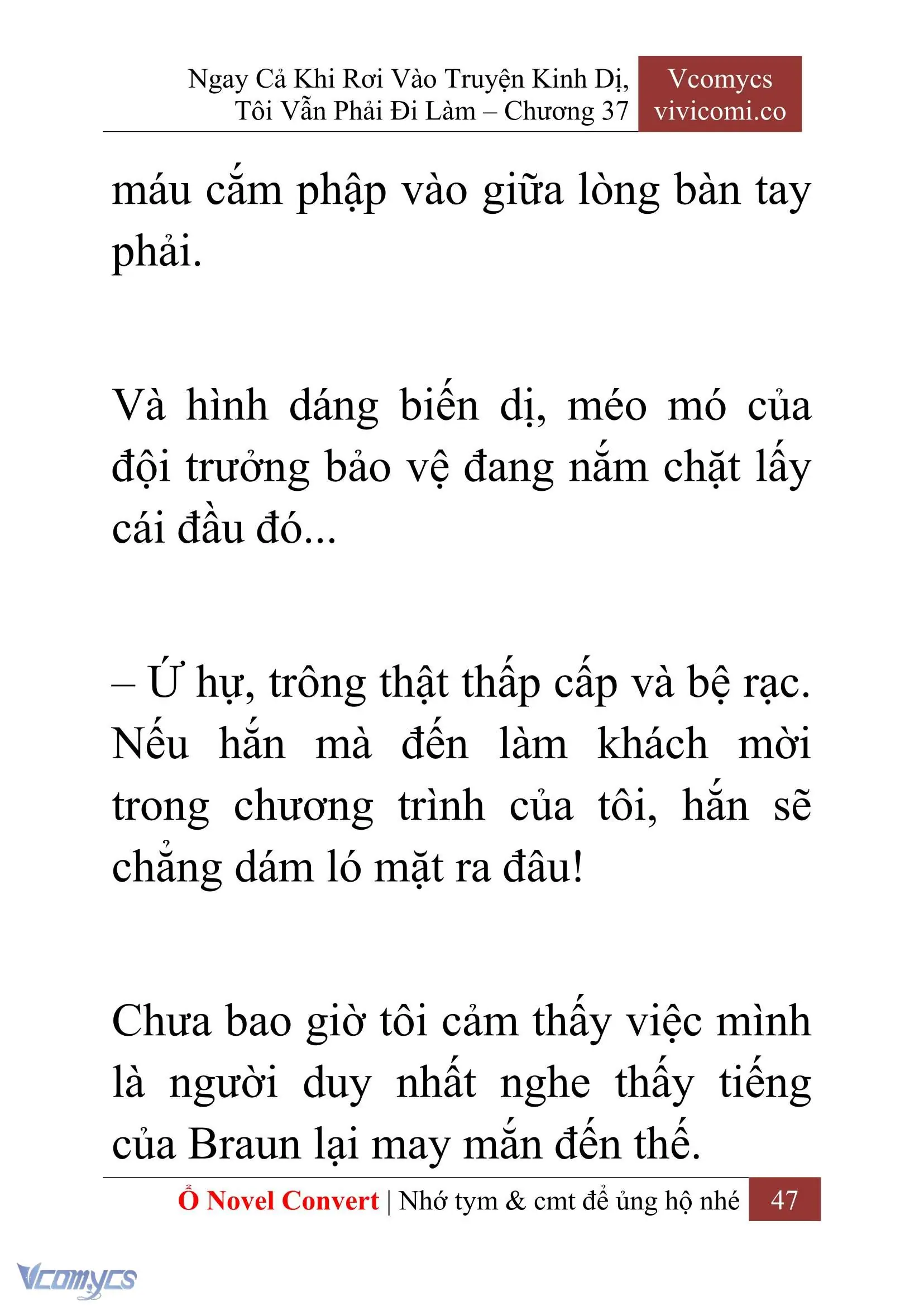[Novel] Ngay Cả Khi Rơi Vào Truyện Kinh Dị, Tôi Vẫn Phải Đi Làm Chapter 37 - Trang 50