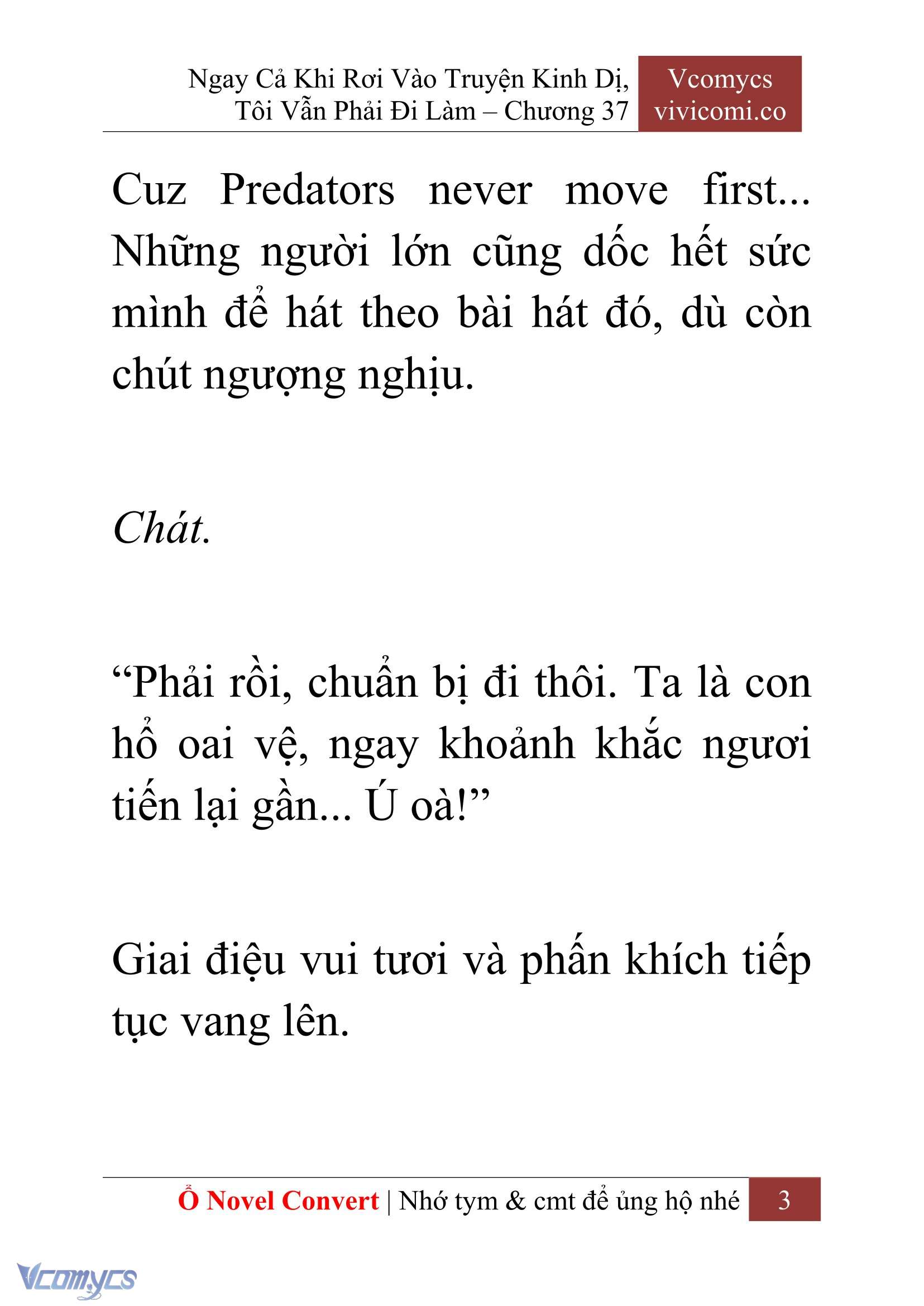 [Novel] Ngay Cả Khi Rơi Vào Truyện Kinh Dị, Tôi Vẫn Phải Đi Làm Chapter 37 - Trang 6