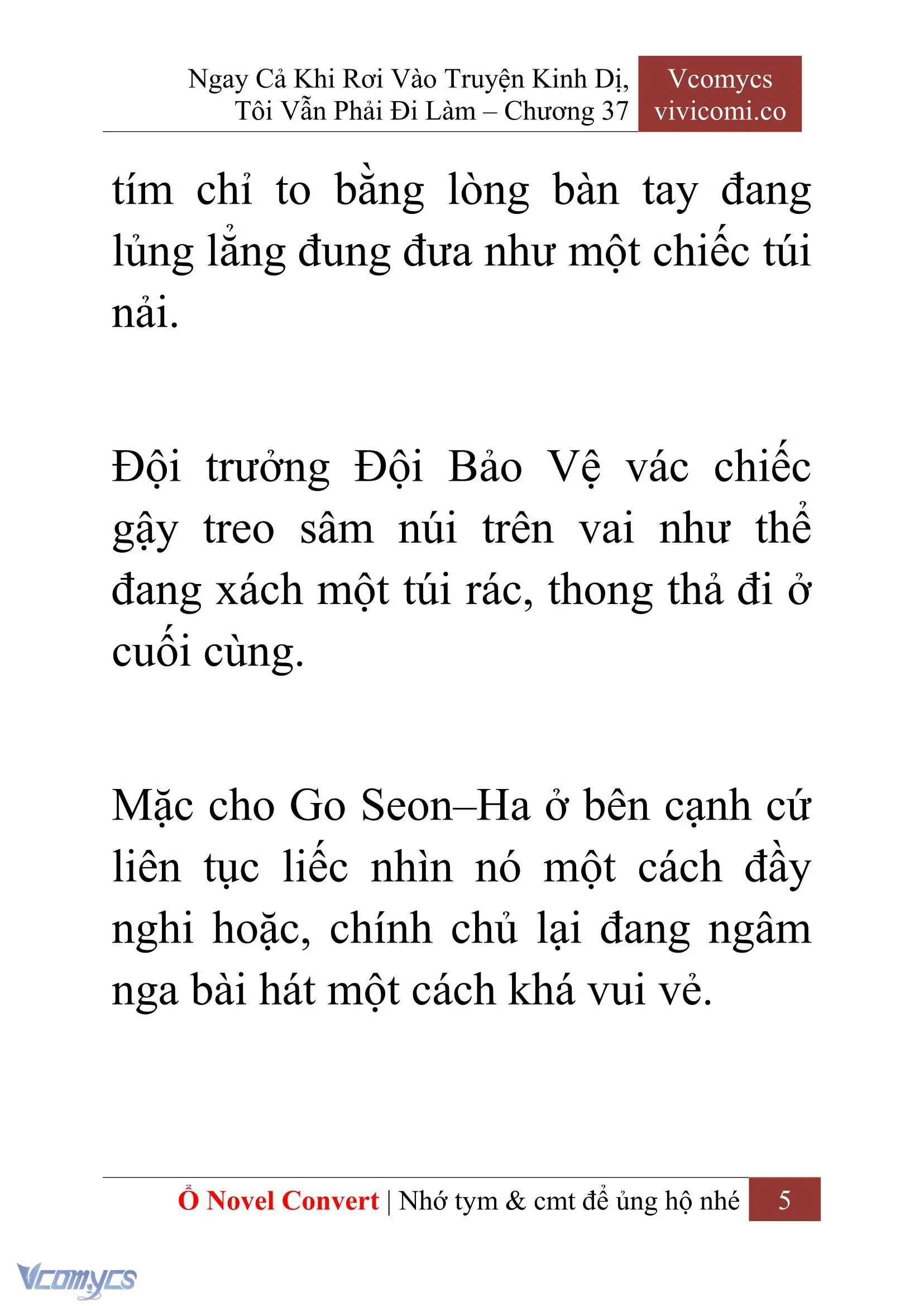 [Novel] Ngay Cả Khi Rơi Vào Truyện Kinh Dị, Tôi Vẫn Phải Đi Làm Chapter 37 - Trang 8