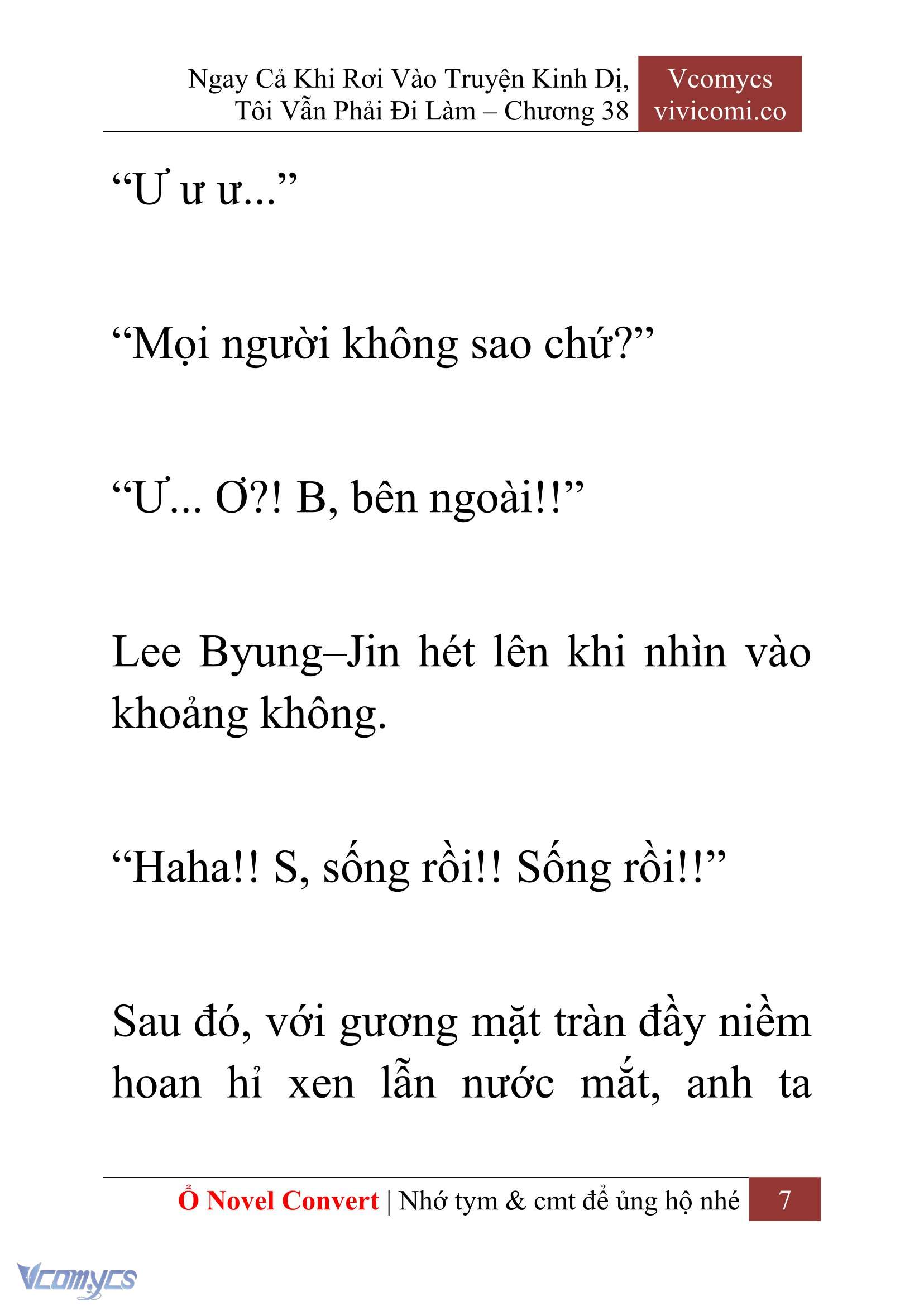 [Novel] Ngay Cả Khi Rơi Vào Truyện Kinh Dị, Tôi Vẫn Phải Đi Làm Chapter 38 - Trang 10