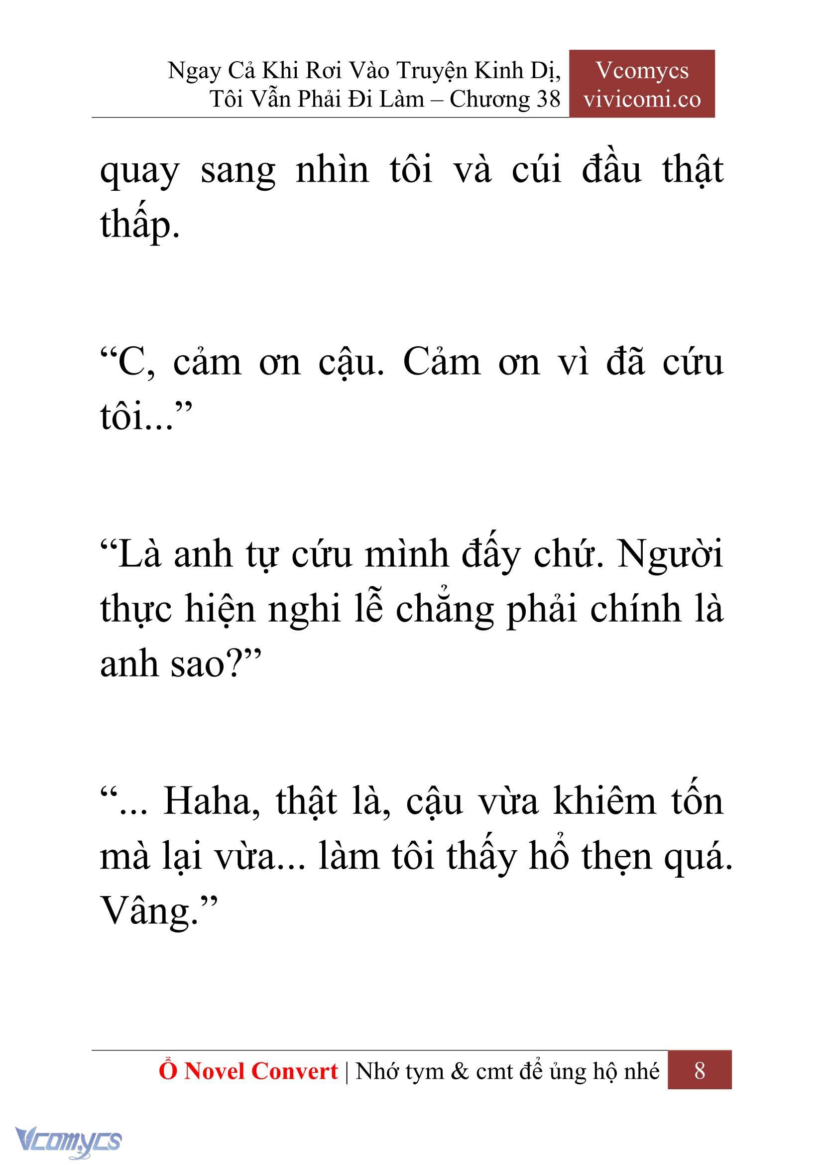 [Novel] Ngay Cả Khi Rơi Vào Truyện Kinh Dị, Tôi Vẫn Phải Đi Làm Chapter 38 - Trang 11