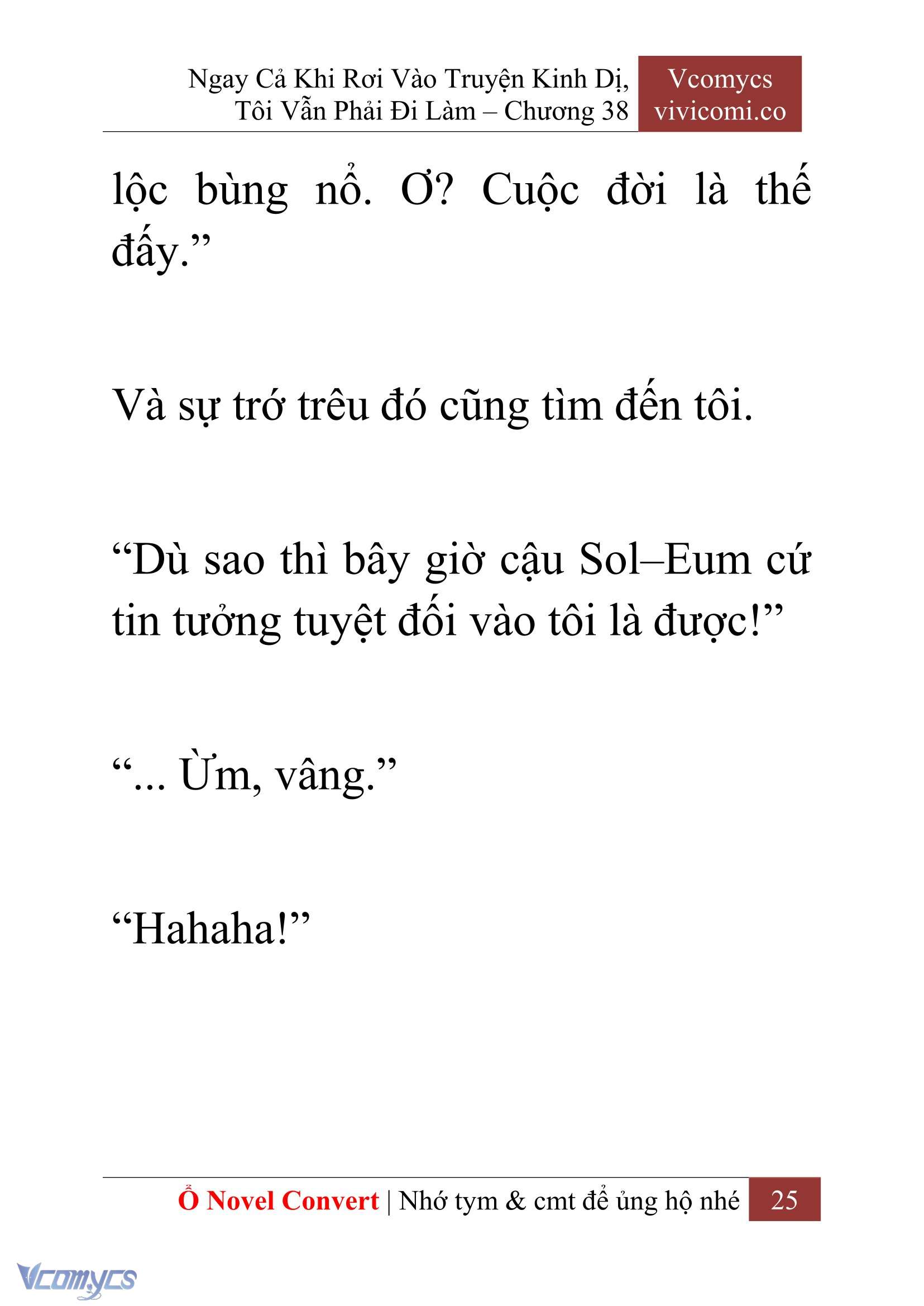[Novel] Ngay Cả Khi Rơi Vào Truyện Kinh Dị, Tôi Vẫn Phải Đi Làm Chapter 38 - Trang 28