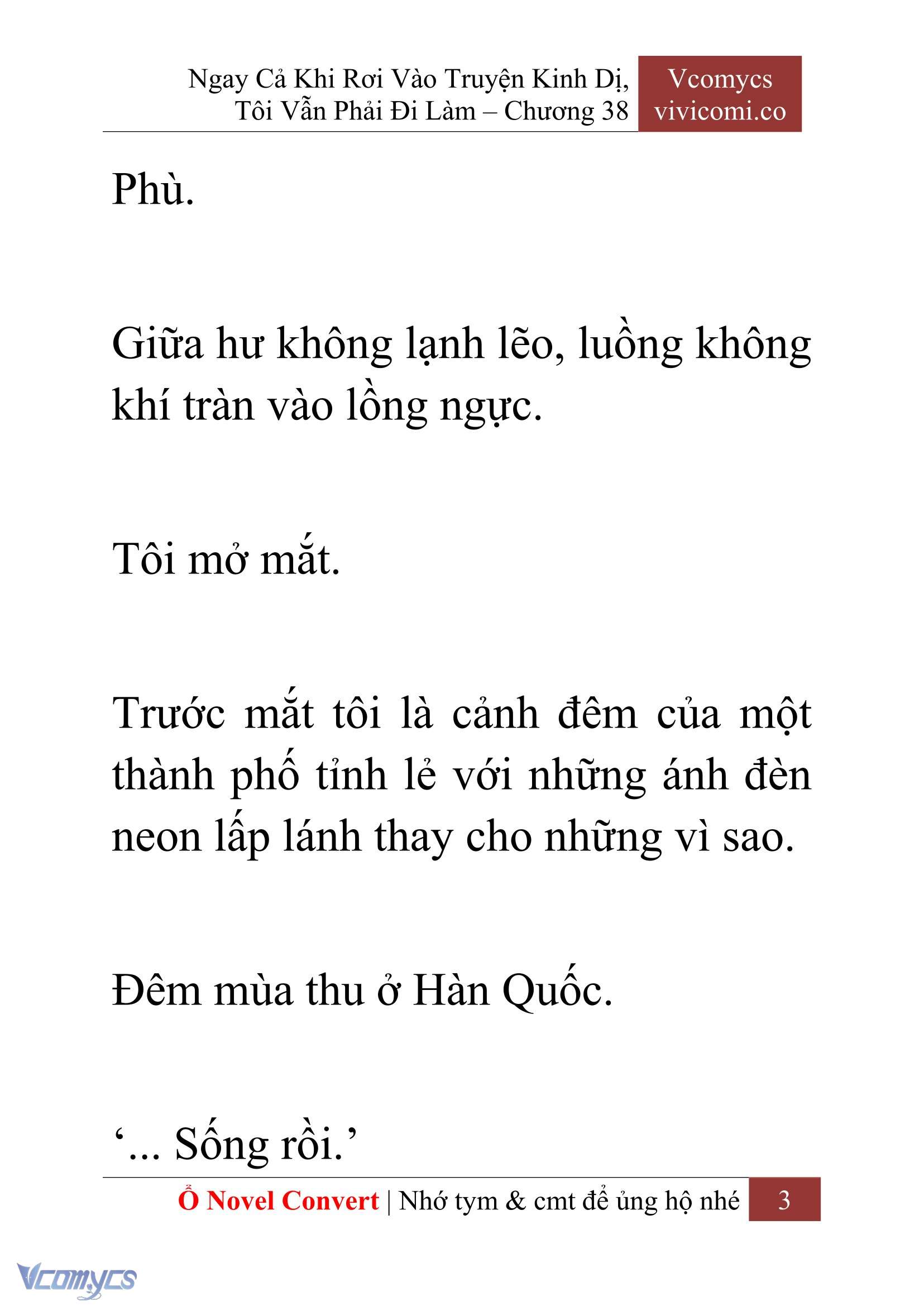 [Novel] Ngay Cả Khi Rơi Vào Truyện Kinh Dị, Tôi Vẫn Phải Đi Làm Chapter 38 - Trang 6