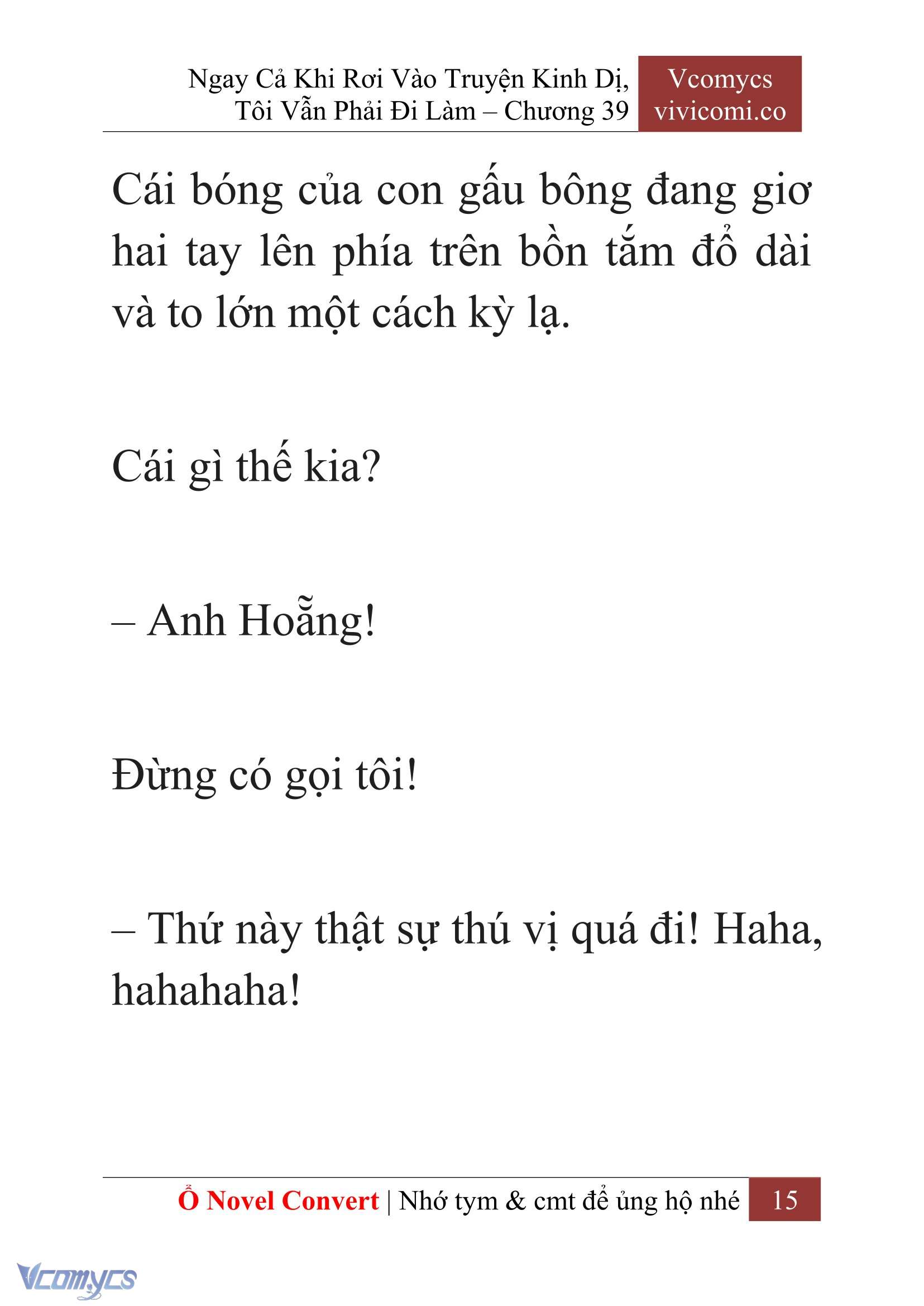 [Novel] Ngay Cả Khi Rơi Vào Truyện Kinh Dị, Tôi Vẫn Phải Đi Làm Chapter 39 - Trang 18