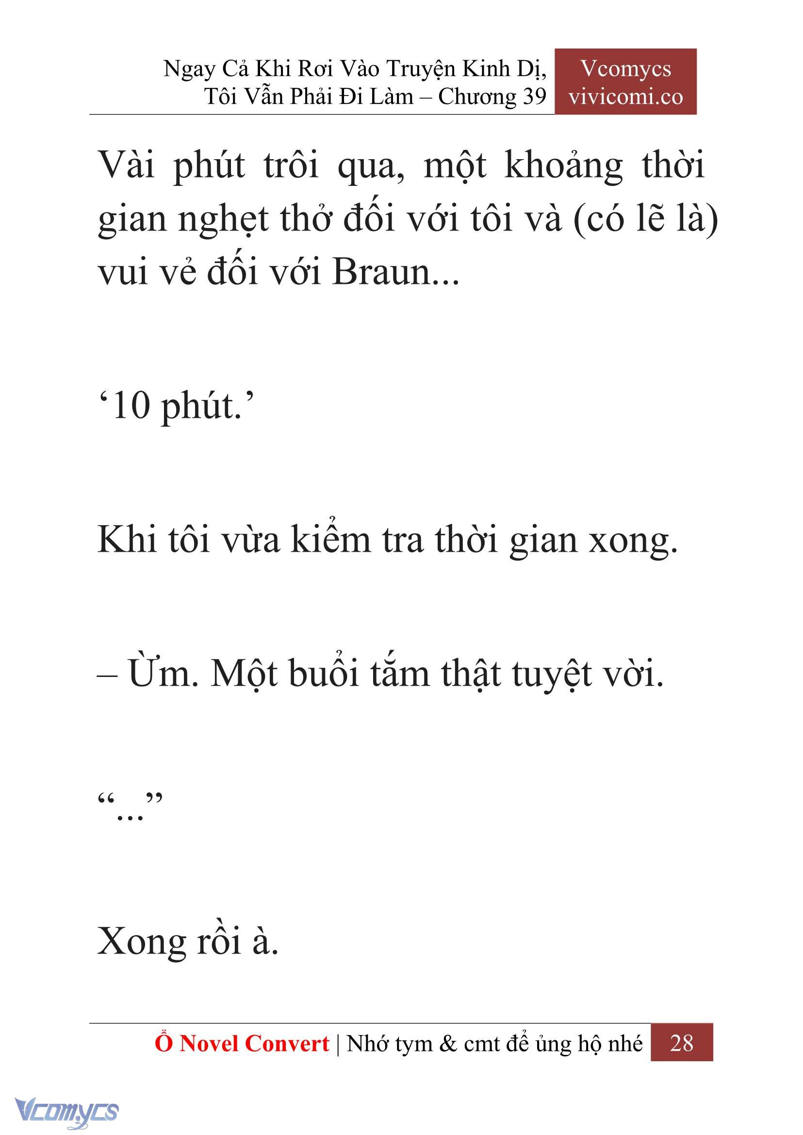 [Novel] Ngay Cả Khi Rơi Vào Truyện Kinh Dị, Tôi Vẫn Phải Đi Làm Chapter 39 - Trang 31