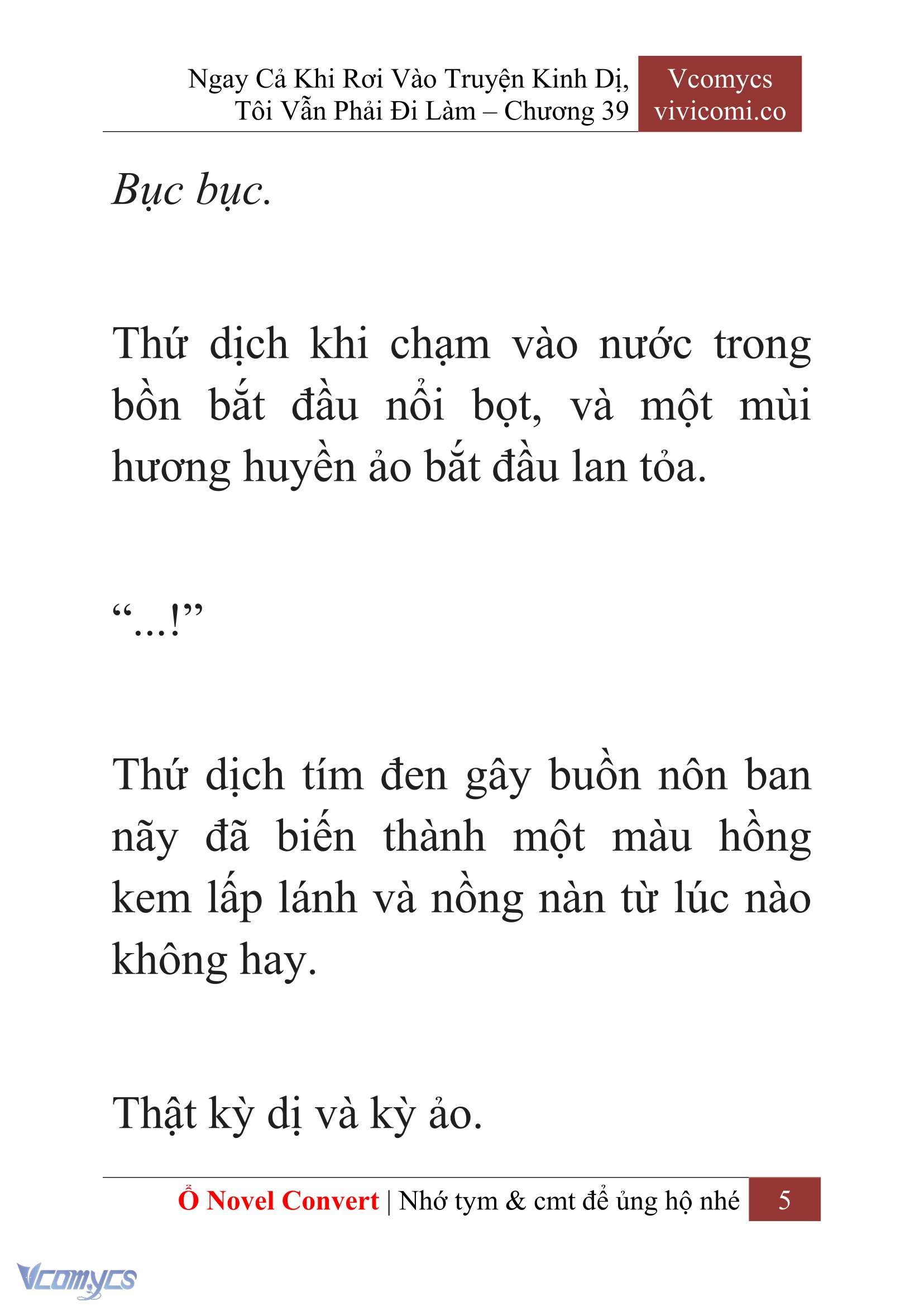 [Novel] Ngay Cả Khi Rơi Vào Truyện Kinh Dị, Tôi Vẫn Phải Đi Làm Chapter 39 - Trang 8