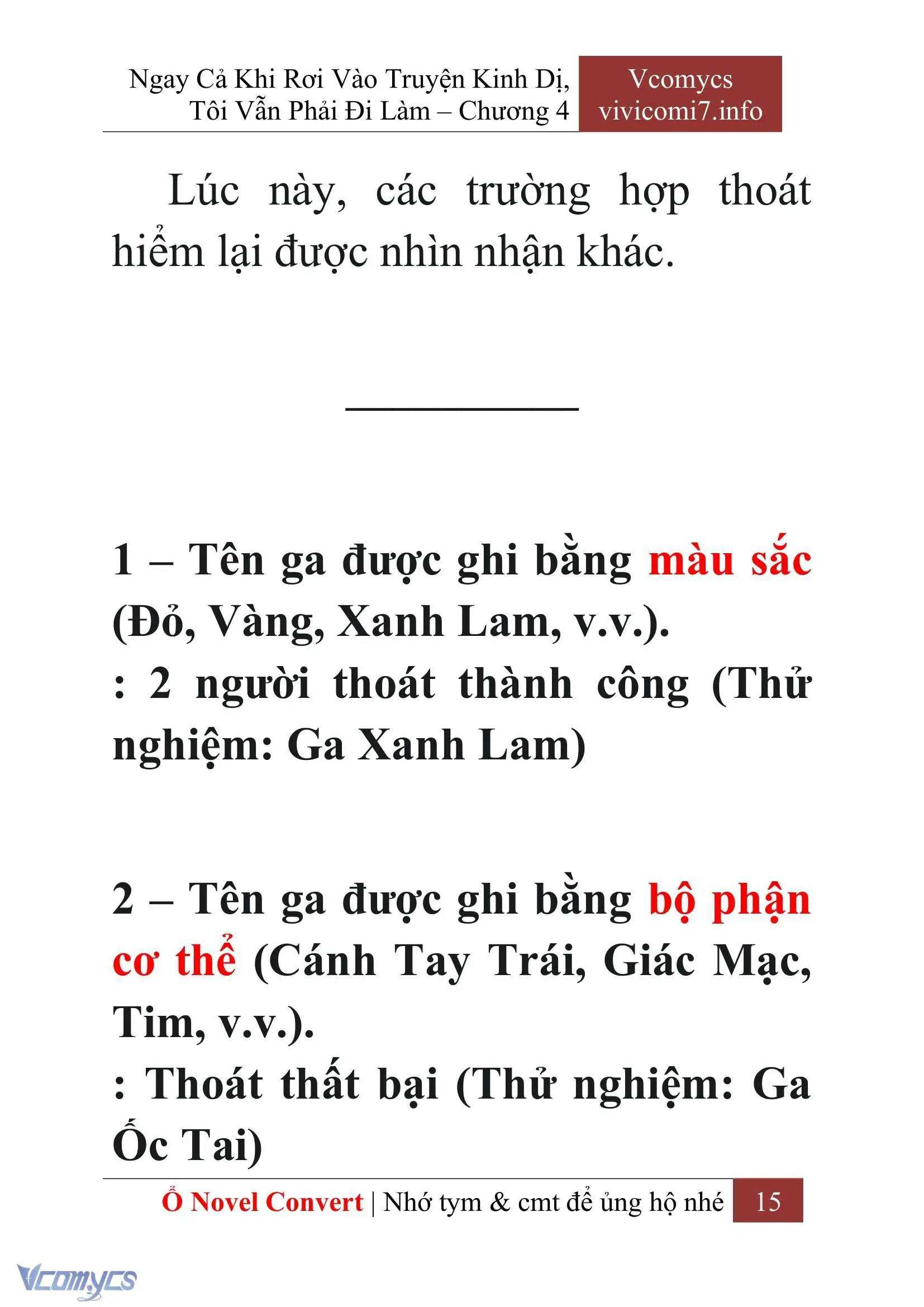 [Novel] Ngay Cả Khi Rơi Vào Truyện Kinh Dị, Tôi Vẫn Phải Đi Làm Chapter 4 - Trang 18