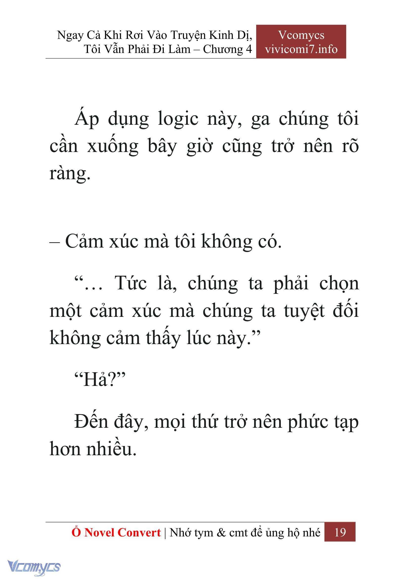 [Novel] Ngay Cả Khi Rơi Vào Truyện Kinh Dị, Tôi Vẫn Phải Đi Làm Chapter 4 - Trang 22