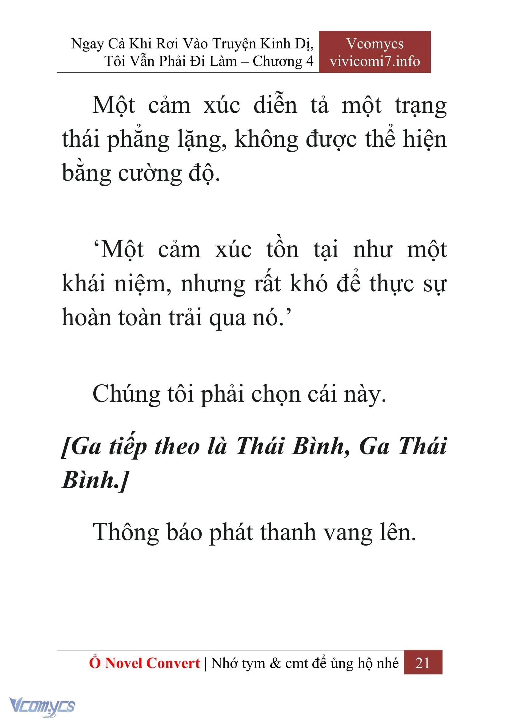 [Novel] Ngay Cả Khi Rơi Vào Truyện Kinh Dị, Tôi Vẫn Phải Đi Làm Chapter 4 - Trang 24