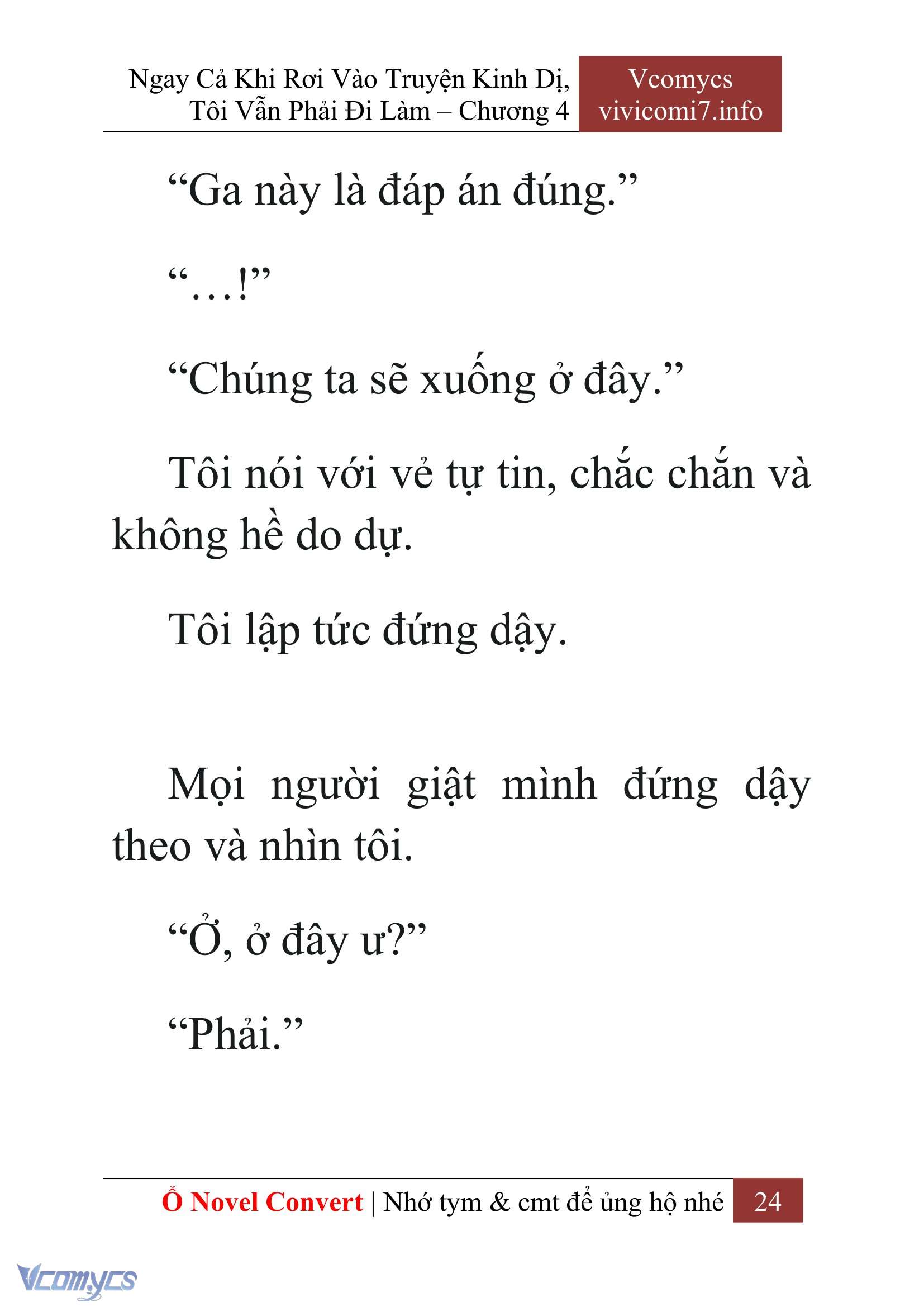 [Novel] Ngay Cả Khi Rơi Vào Truyện Kinh Dị, Tôi Vẫn Phải Đi Làm Chapter 4 - Trang 27