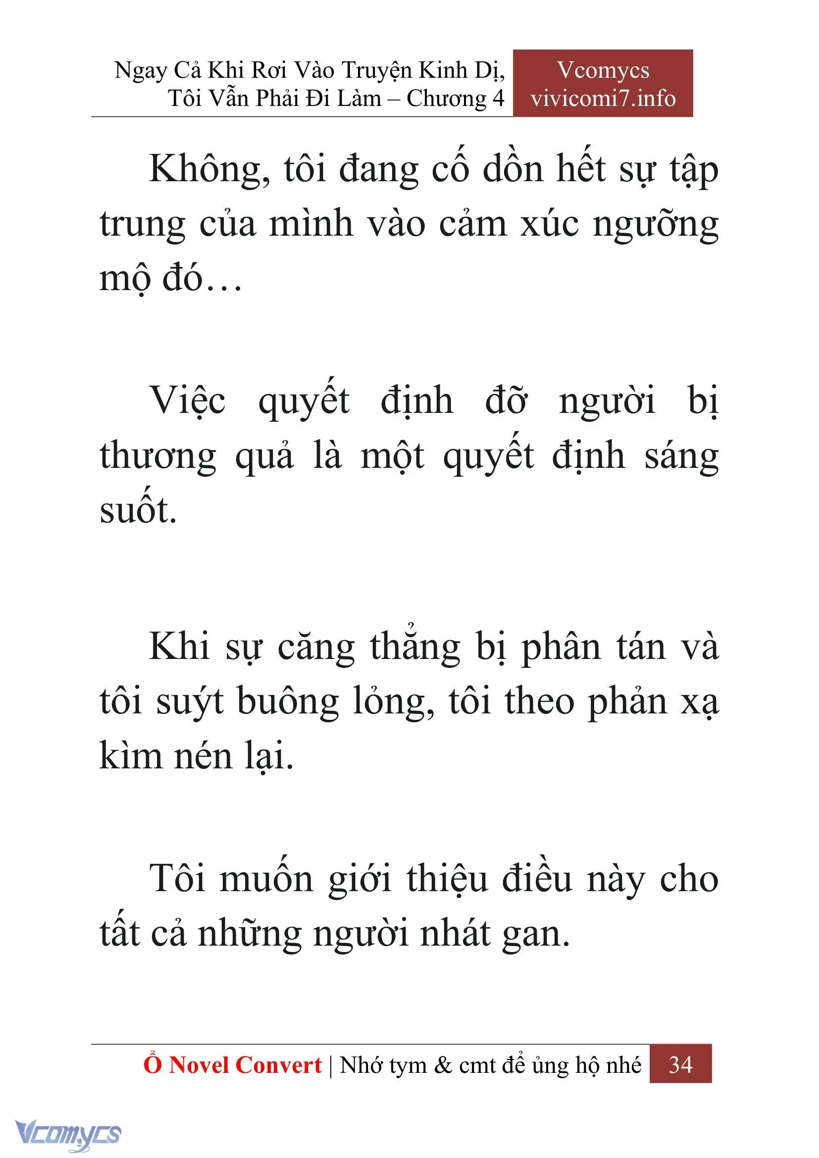 [Novel] Ngay Cả Khi Rơi Vào Truyện Kinh Dị, Tôi Vẫn Phải Đi Làm Chapter 4 - Trang 37
