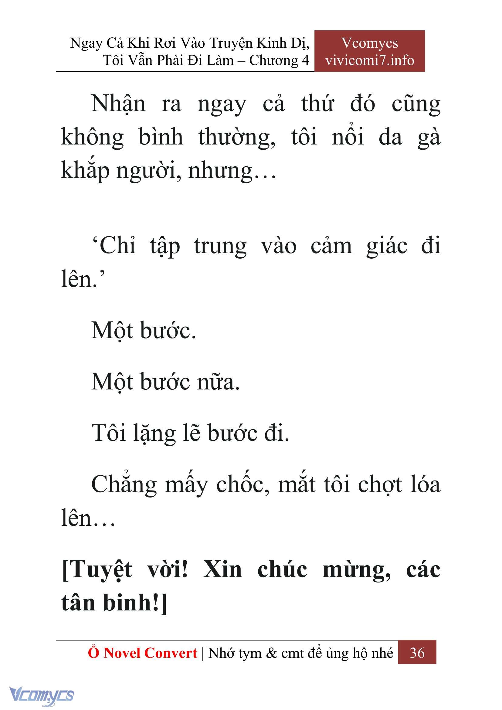 [Novel] Ngay Cả Khi Rơi Vào Truyện Kinh Dị, Tôi Vẫn Phải Đi Làm Chapter 4 - Trang 39