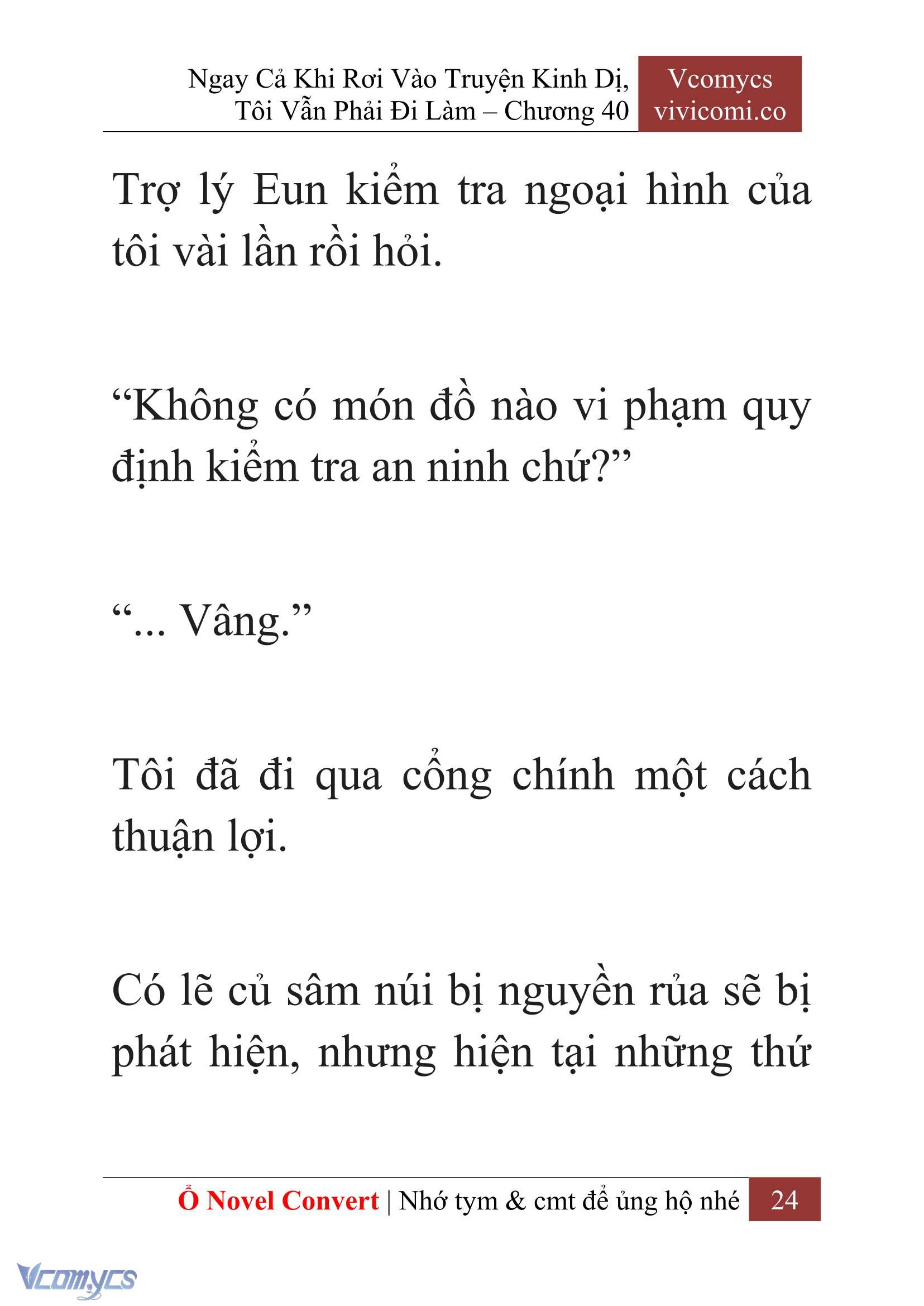 [Novel] Ngay Cả Khi Rơi Vào Truyện Kinh Dị, Tôi Vẫn Phải Đi Làm Chapter 40 - Trang 27