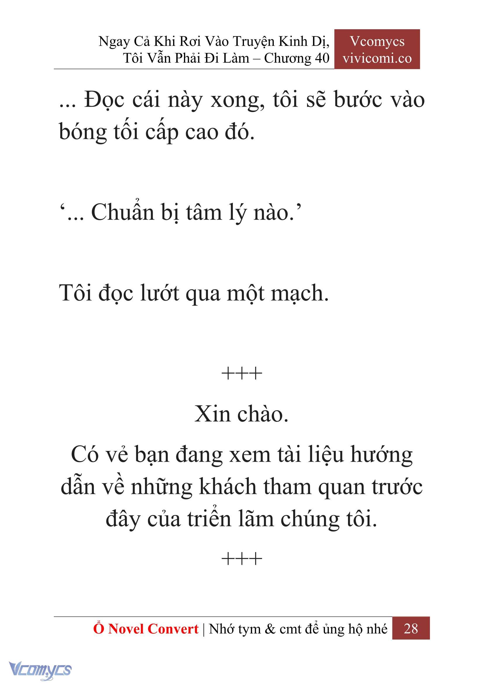 [Novel] Ngay Cả Khi Rơi Vào Truyện Kinh Dị, Tôi Vẫn Phải Đi Làm Chapter 40 - Trang 31