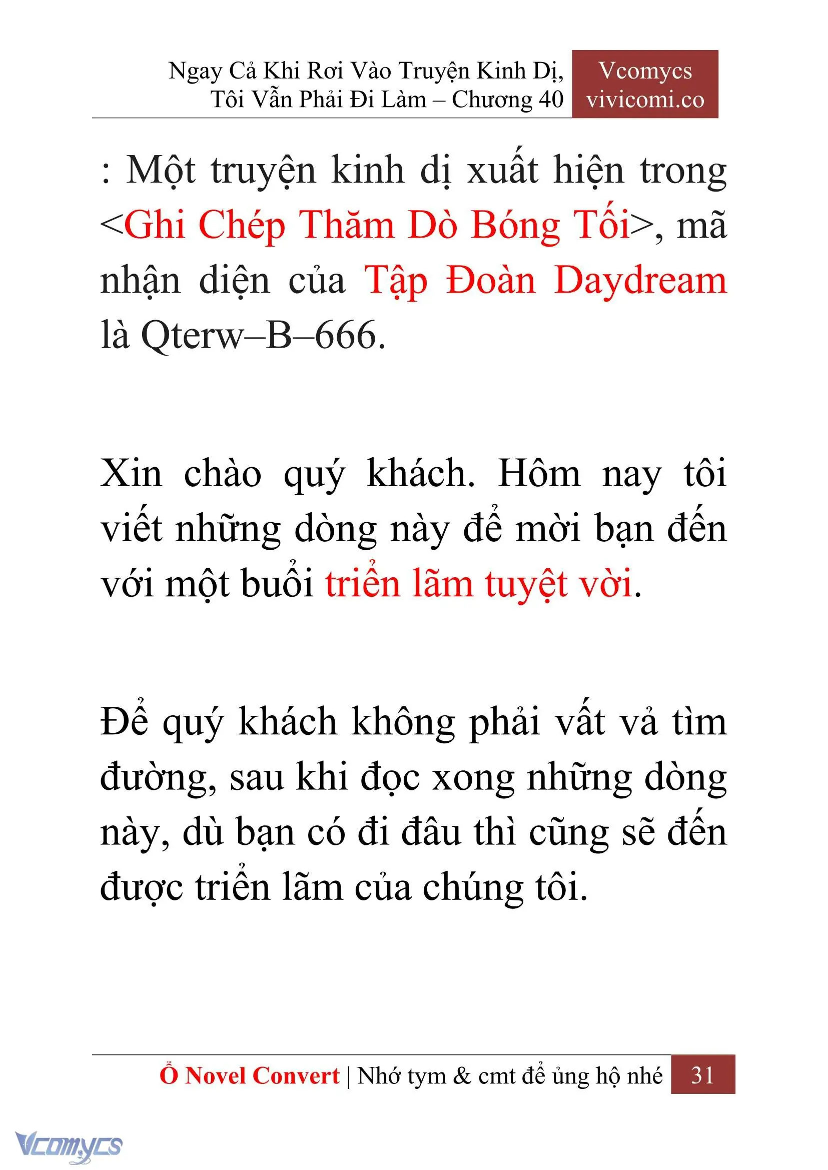 [Novel] Ngay Cả Khi Rơi Vào Truyện Kinh Dị, Tôi Vẫn Phải Đi Làm Chapter 40 - Trang 34