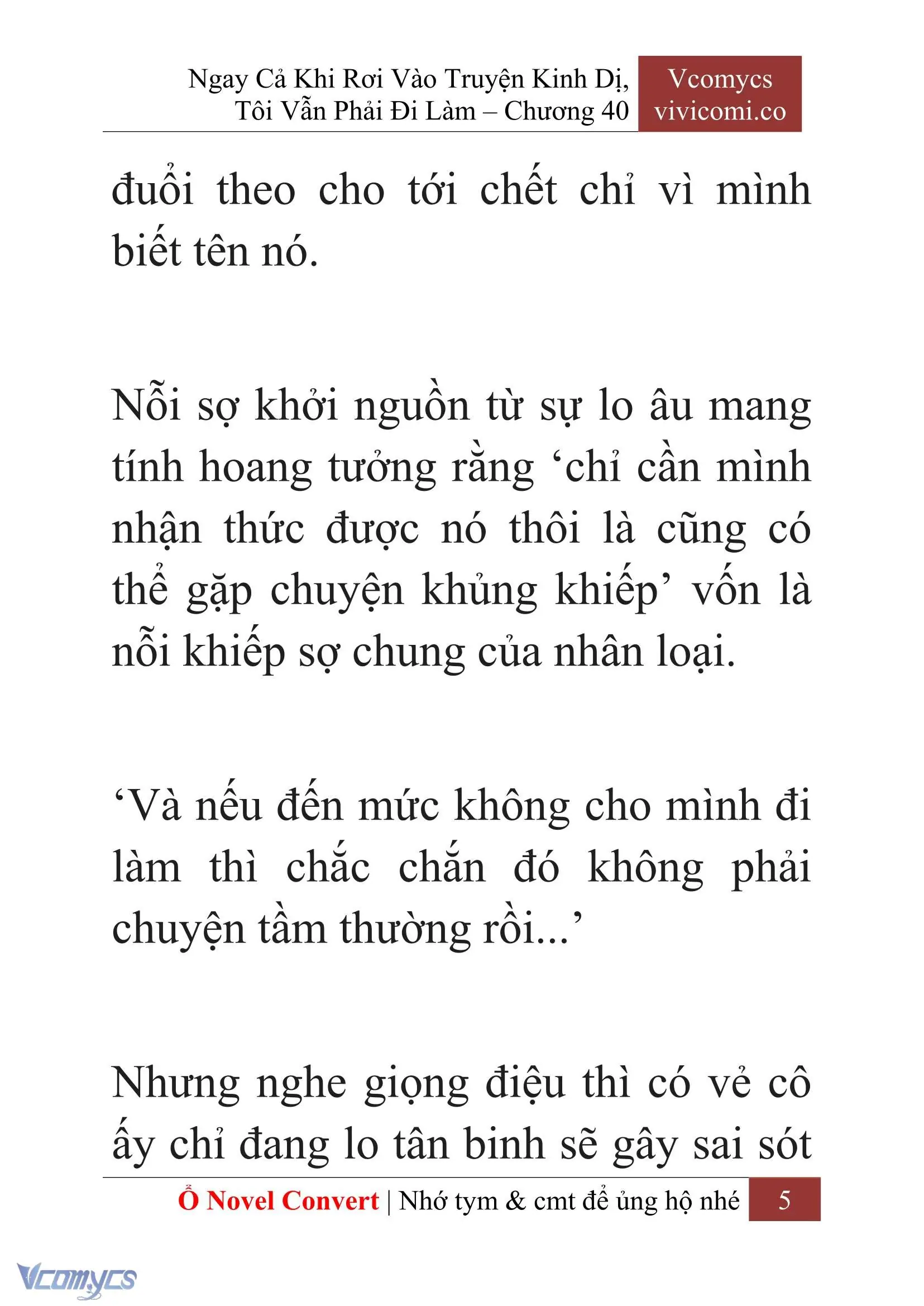 [Novel] Ngay Cả Khi Rơi Vào Truyện Kinh Dị, Tôi Vẫn Phải Đi Làm Chapter 40 - Trang 8