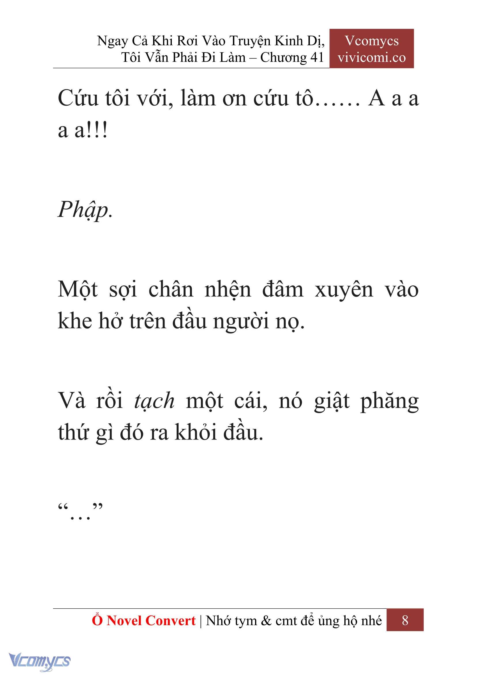 [Novel] Ngay Cả Khi Rơi Vào Truyện Kinh Dị, Tôi Vẫn Phải Đi Làm Chapter 41 - Trang 11