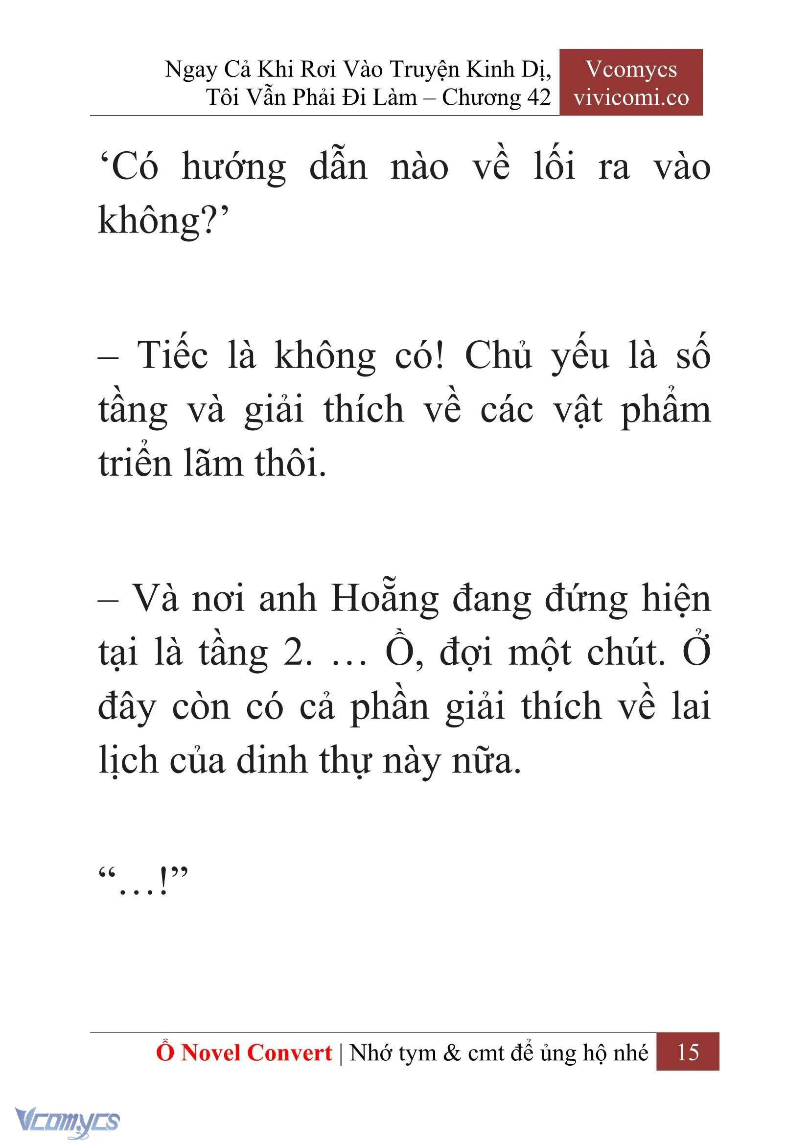 [Novel] Ngay Cả Khi Rơi Vào Truyện Kinh Dị, Tôi Vẫn Phải Đi Làm Chapter 42 - Trang 18