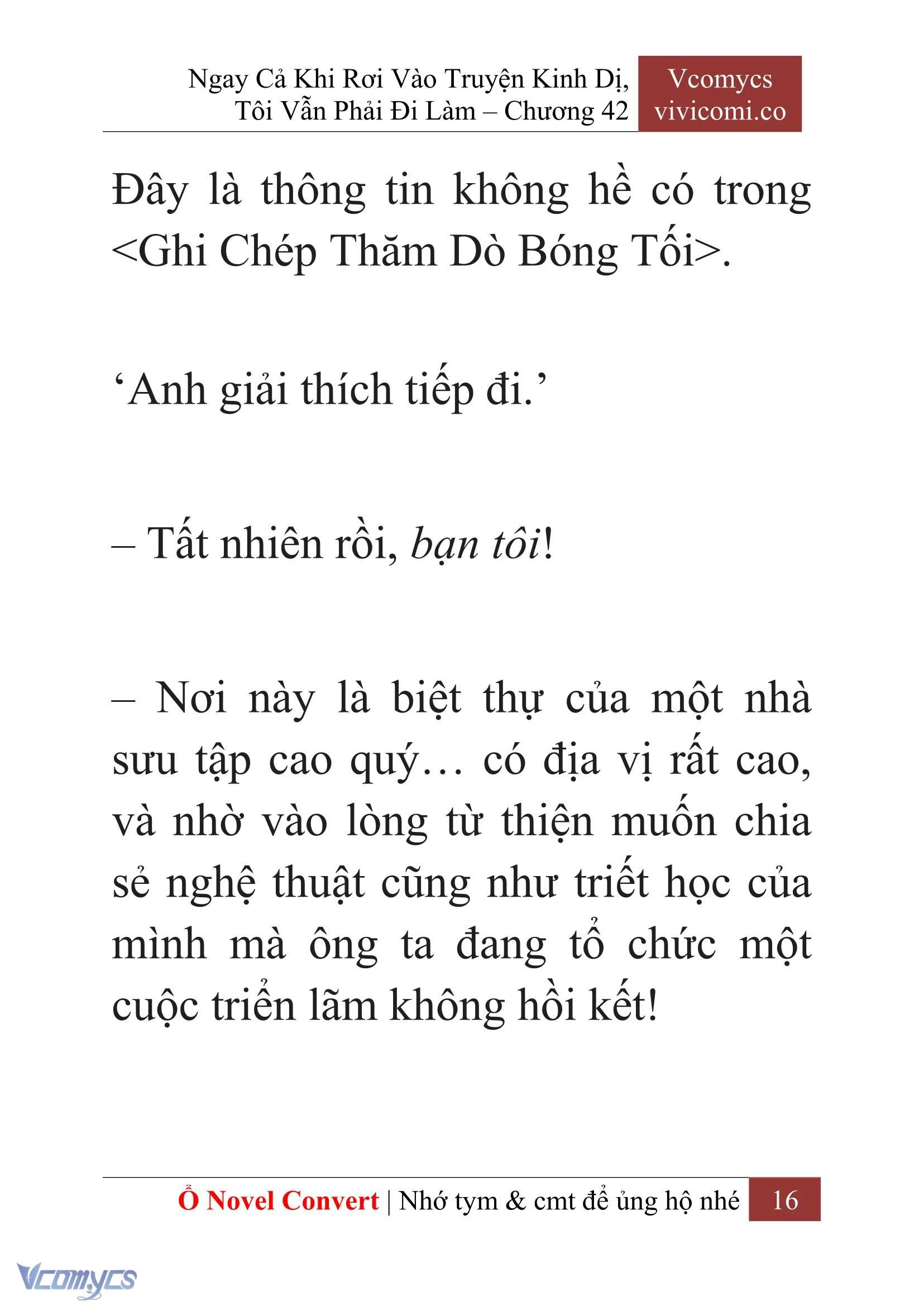 [Novel] Ngay Cả Khi Rơi Vào Truyện Kinh Dị, Tôi Vẫn Phải Đi Làm Chapter 42 - Trang 19