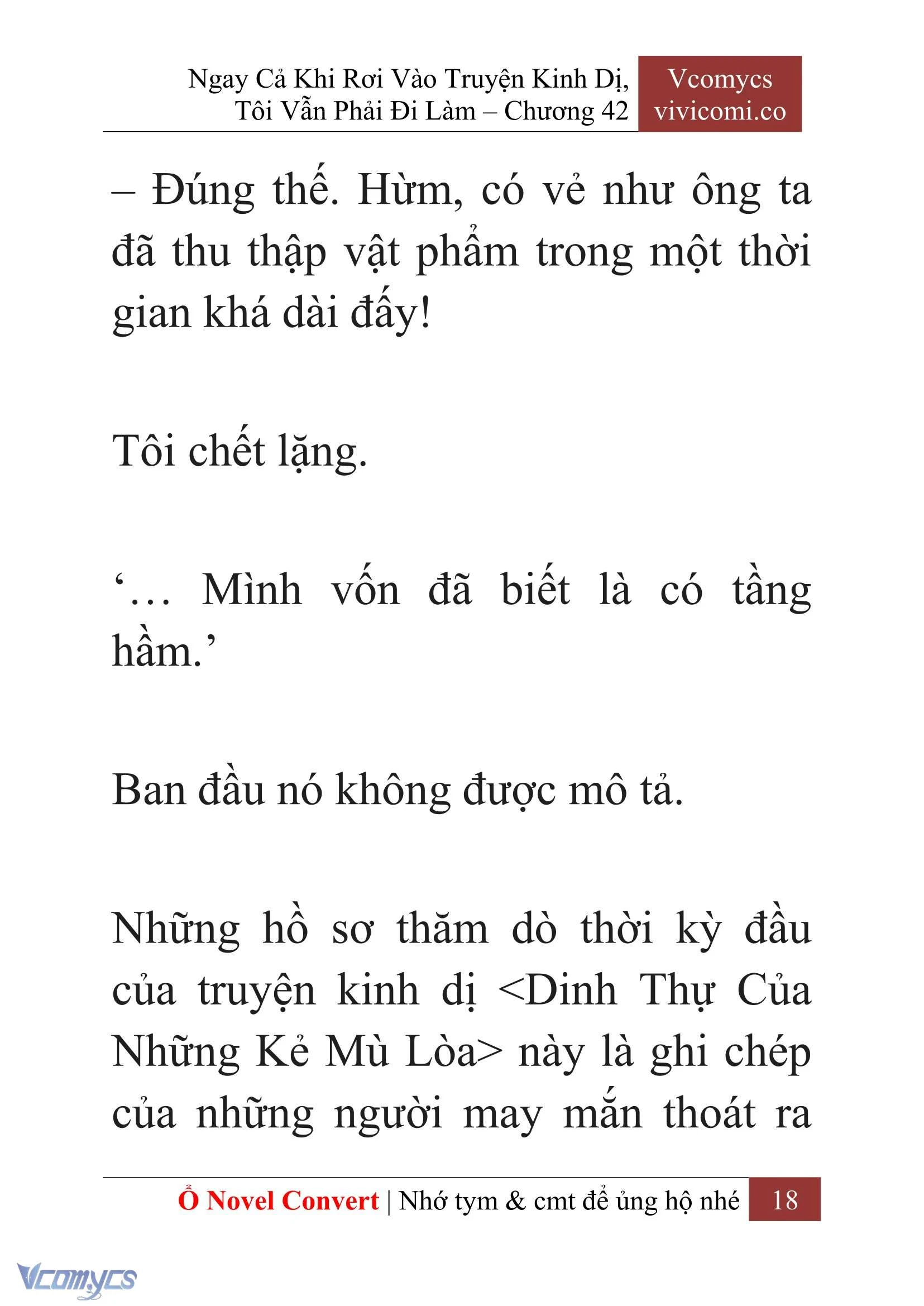 [Novel] Ngay Cả Khi Rơi Vào Truyện Kinh Dị, Tôi Vẫn Phải Đi Làm Chapter 42 - Trang 21