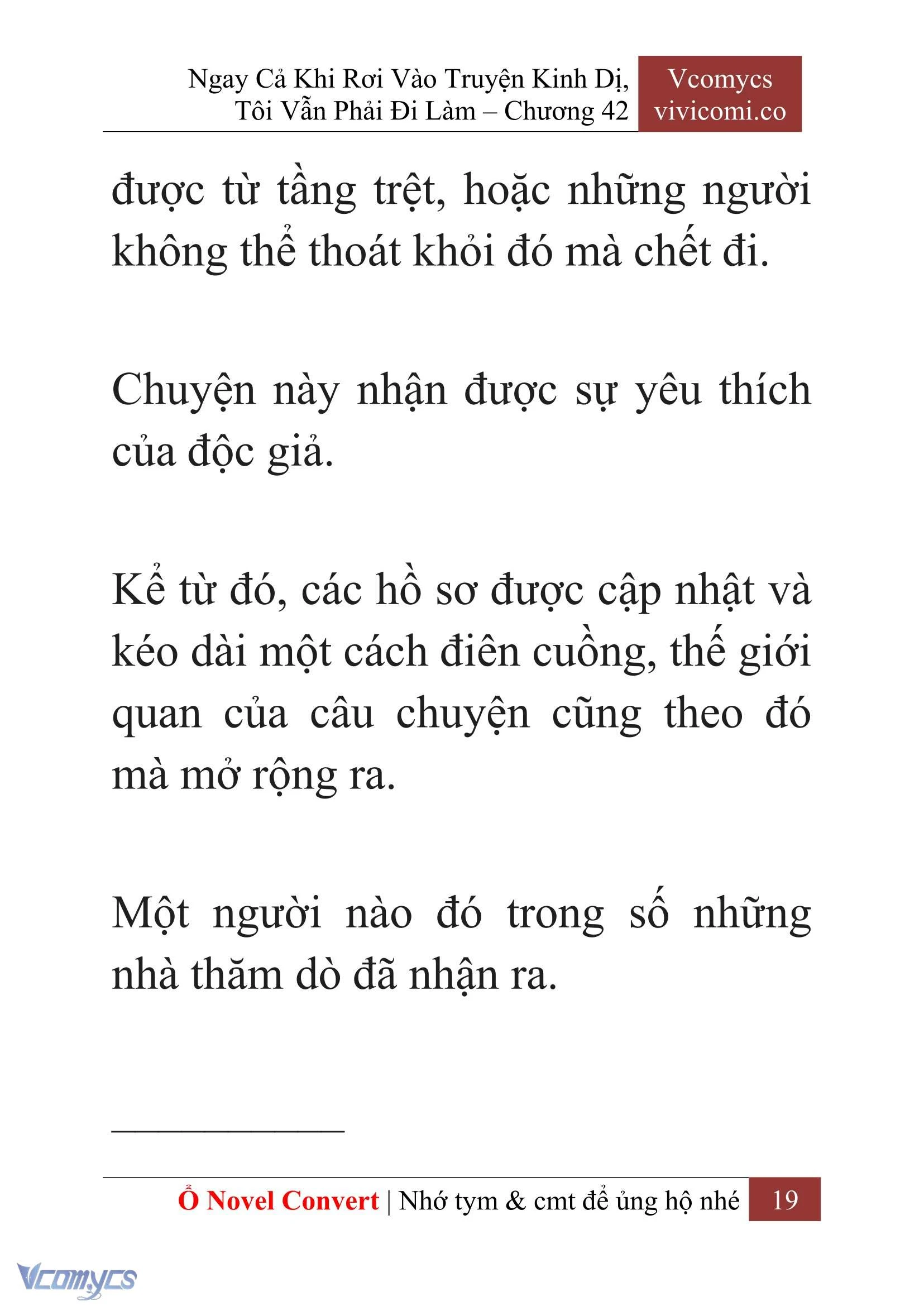 [Novel] Ngay Cả Khi Rơi Vào Truyện Kinh Dị, Tôi Vẫn Phải Đi Làm Chapter 42 - Trang 22
